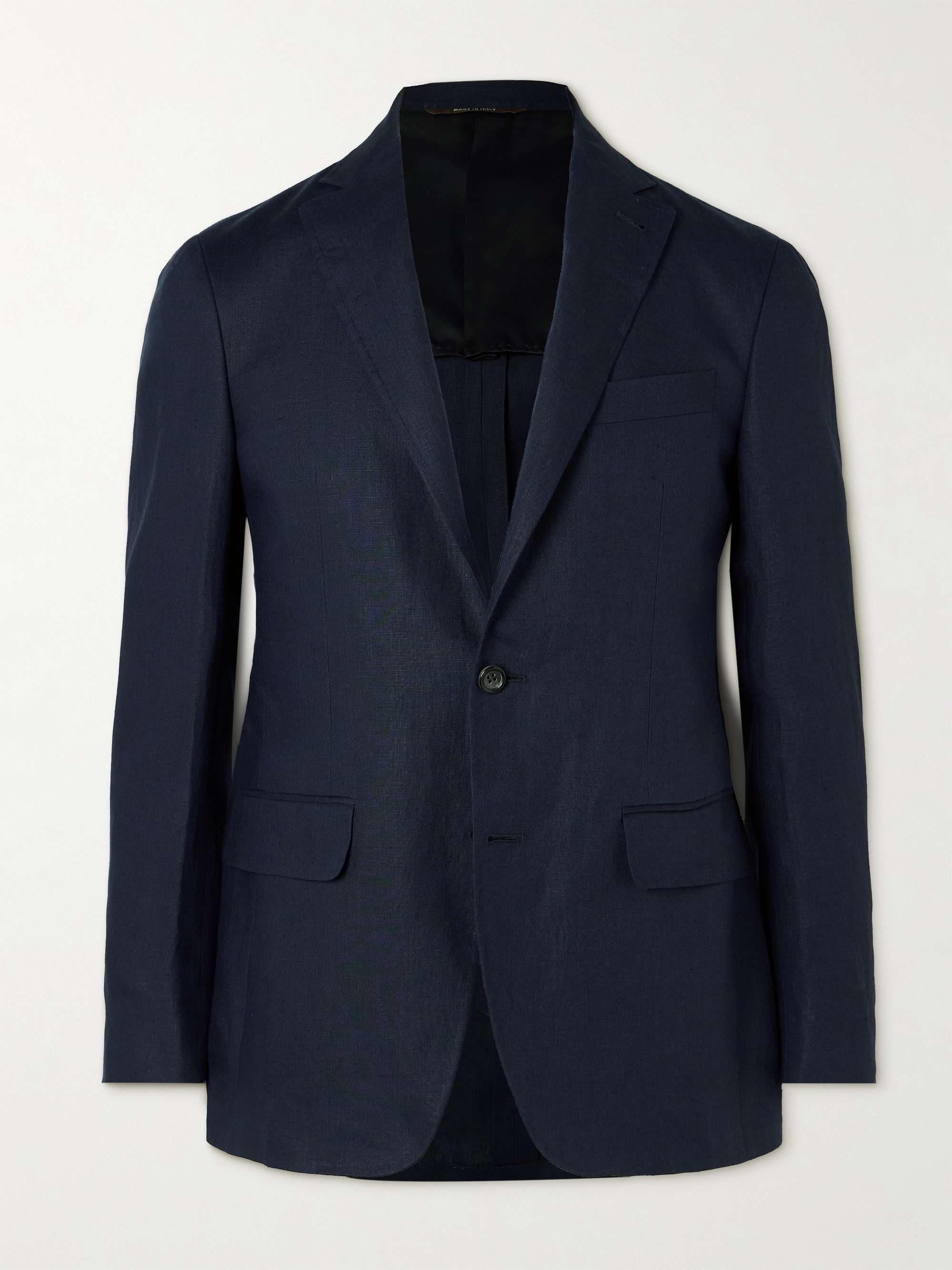 CANALI Kei Slim-Fit Linen Suit Jacket for Men | MR PORTER