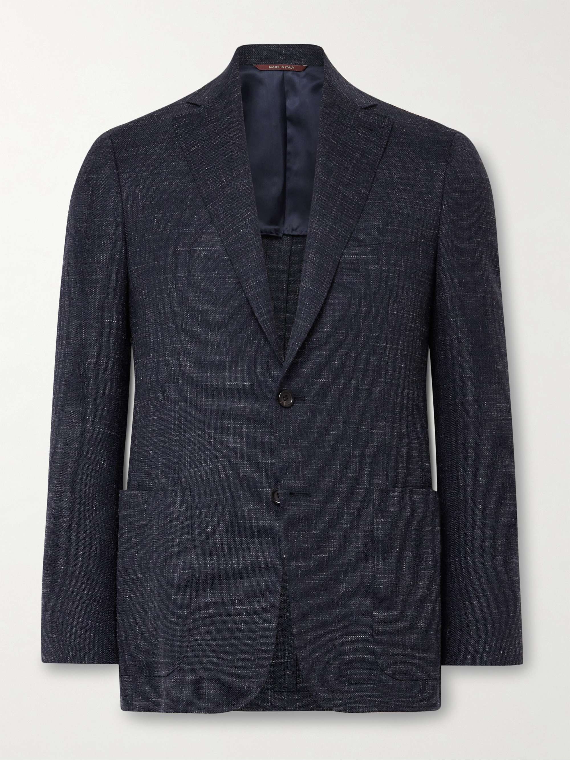 CANALI Kei Slim-Fit Wool-Blend Tweed Blazer for Men | MR PORTER