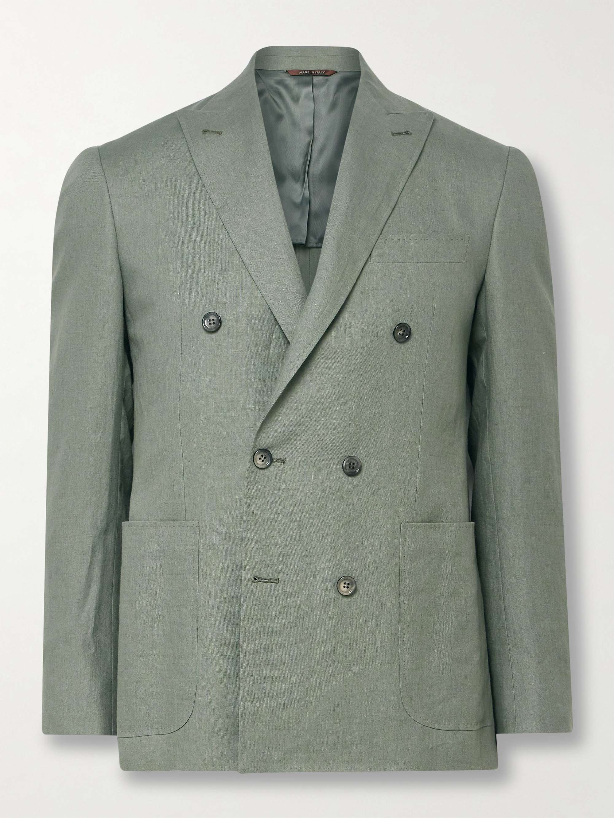 Canali single-breasted blazer - Grey