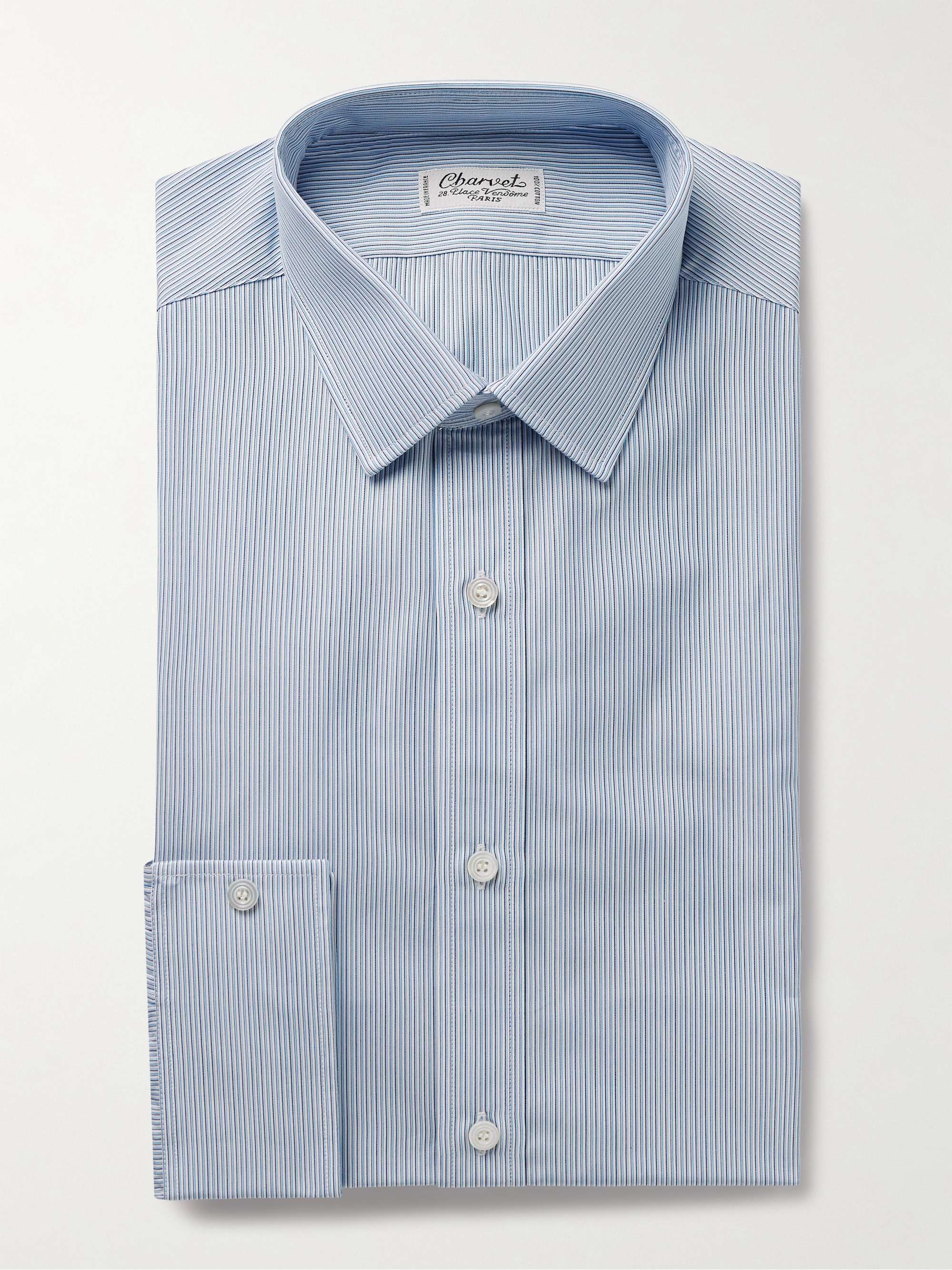 CHARVET Striped Cotton Shirt for Men