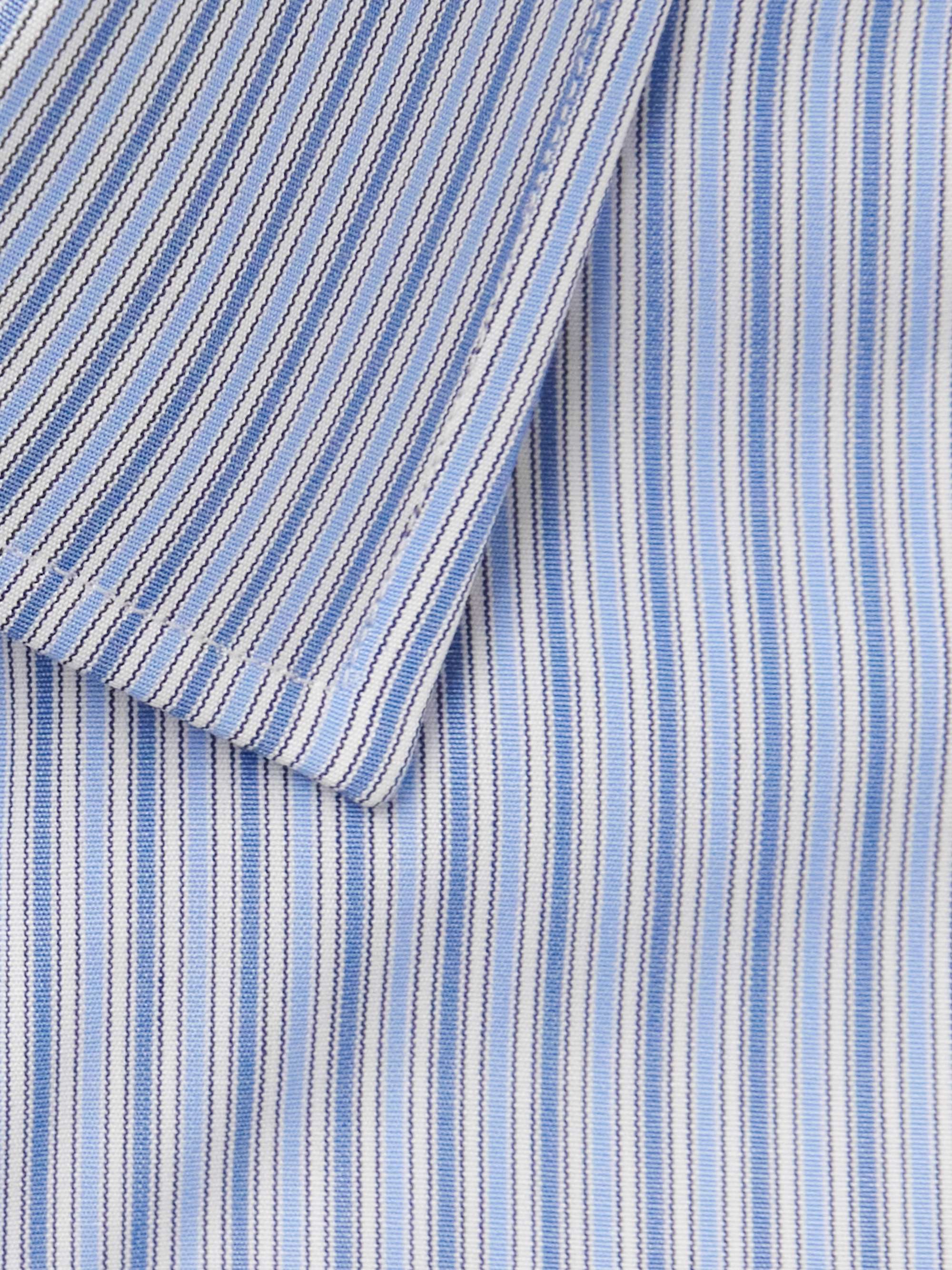 CHARVET Striped Cotton Oxford Shirt for Men | MR PORTER