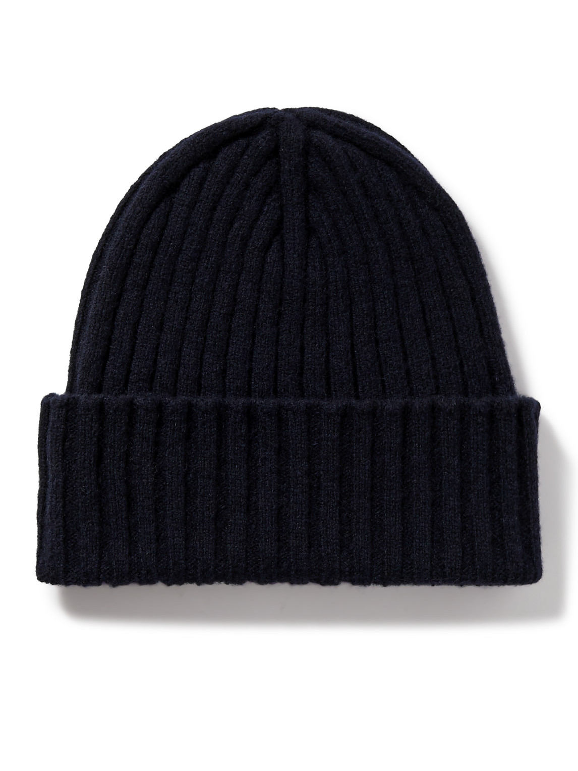 Ribbed Merino Wool and Cashmere-Blend Beanie