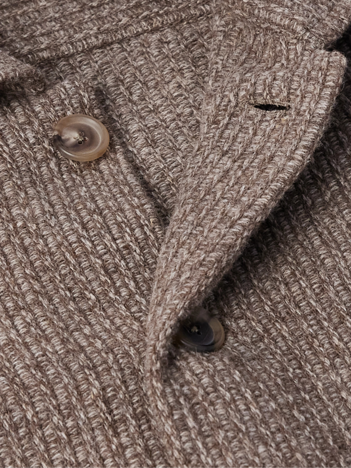 Shop De Petrillo Wool And Cashmere-blend Shirt Jacket In Neutrals