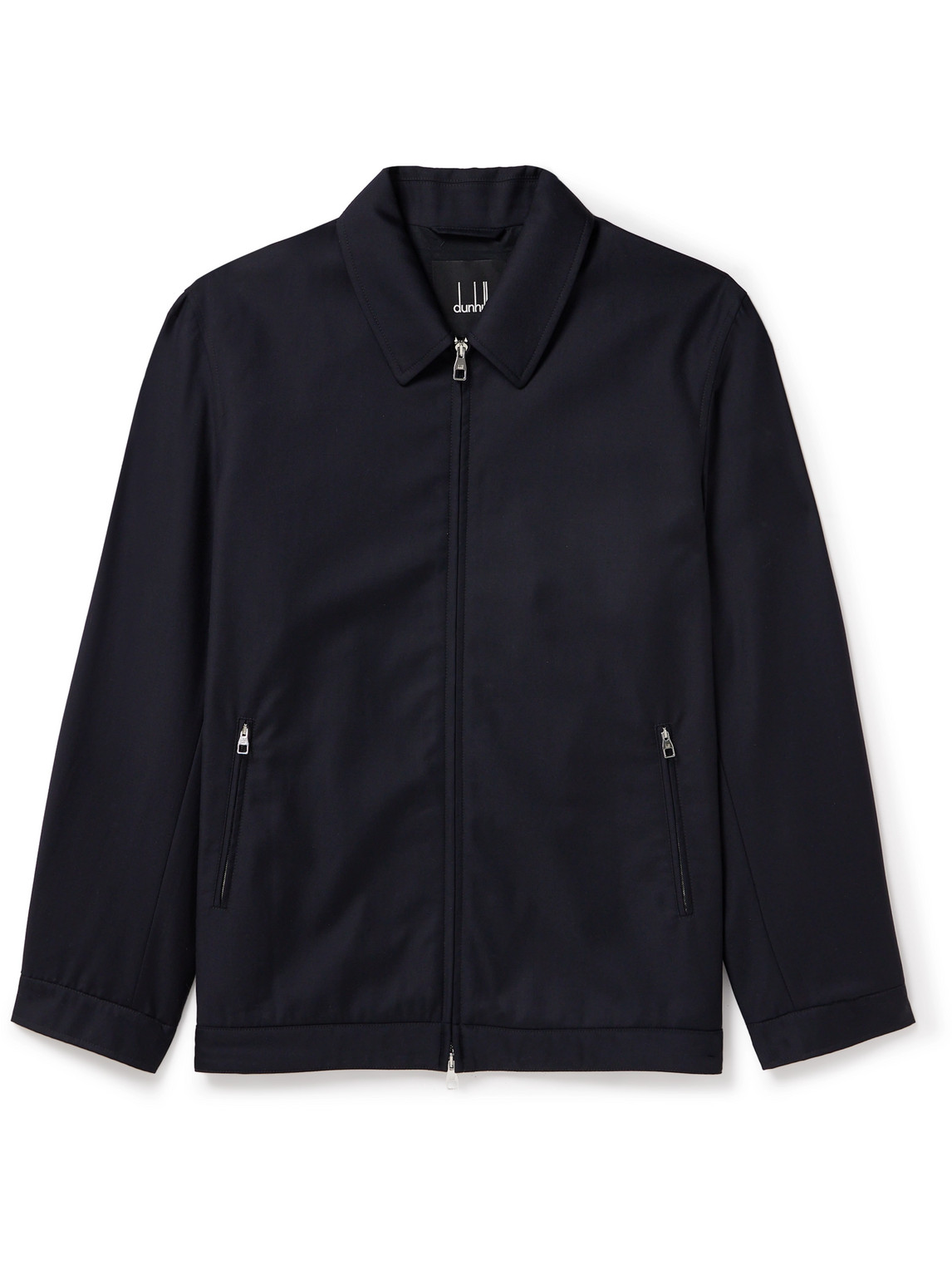 Dunhill Lightweight Wool Blouson In Blue