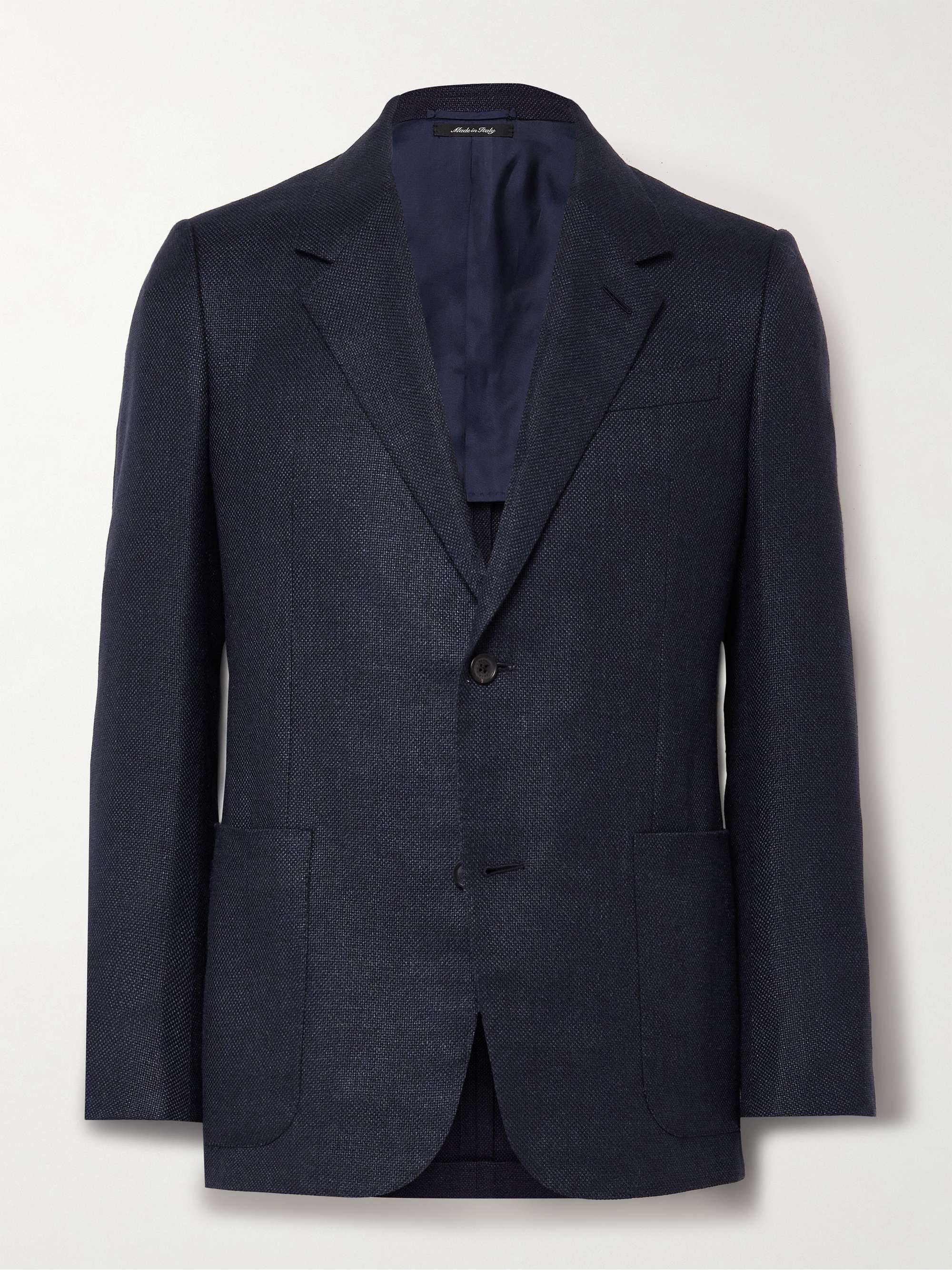 DUNHILL Wool-Blend Hopsack Blazer for Men | MR PORTER