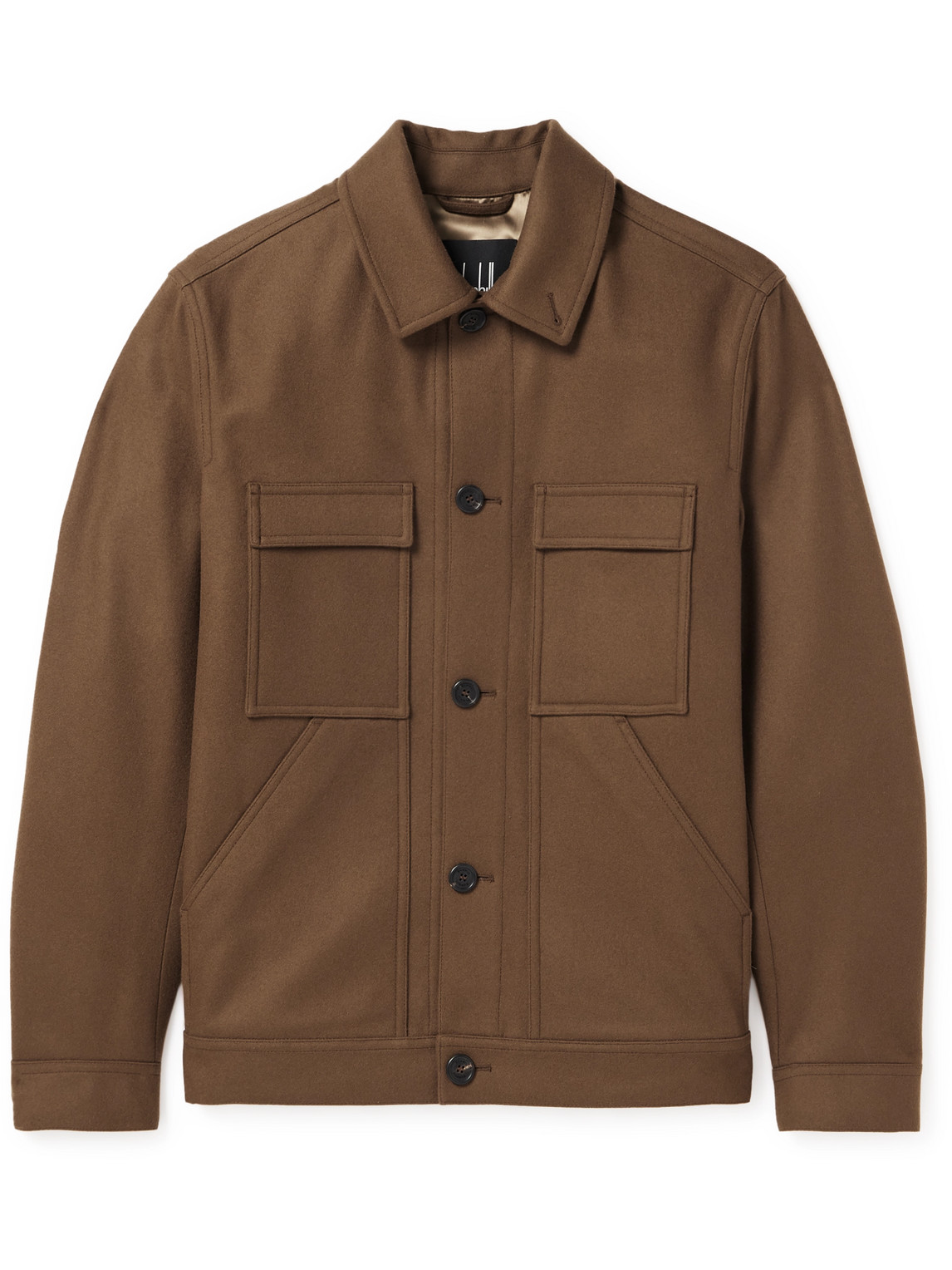 Dunhill Cashmere Harrington Jacket In Brown