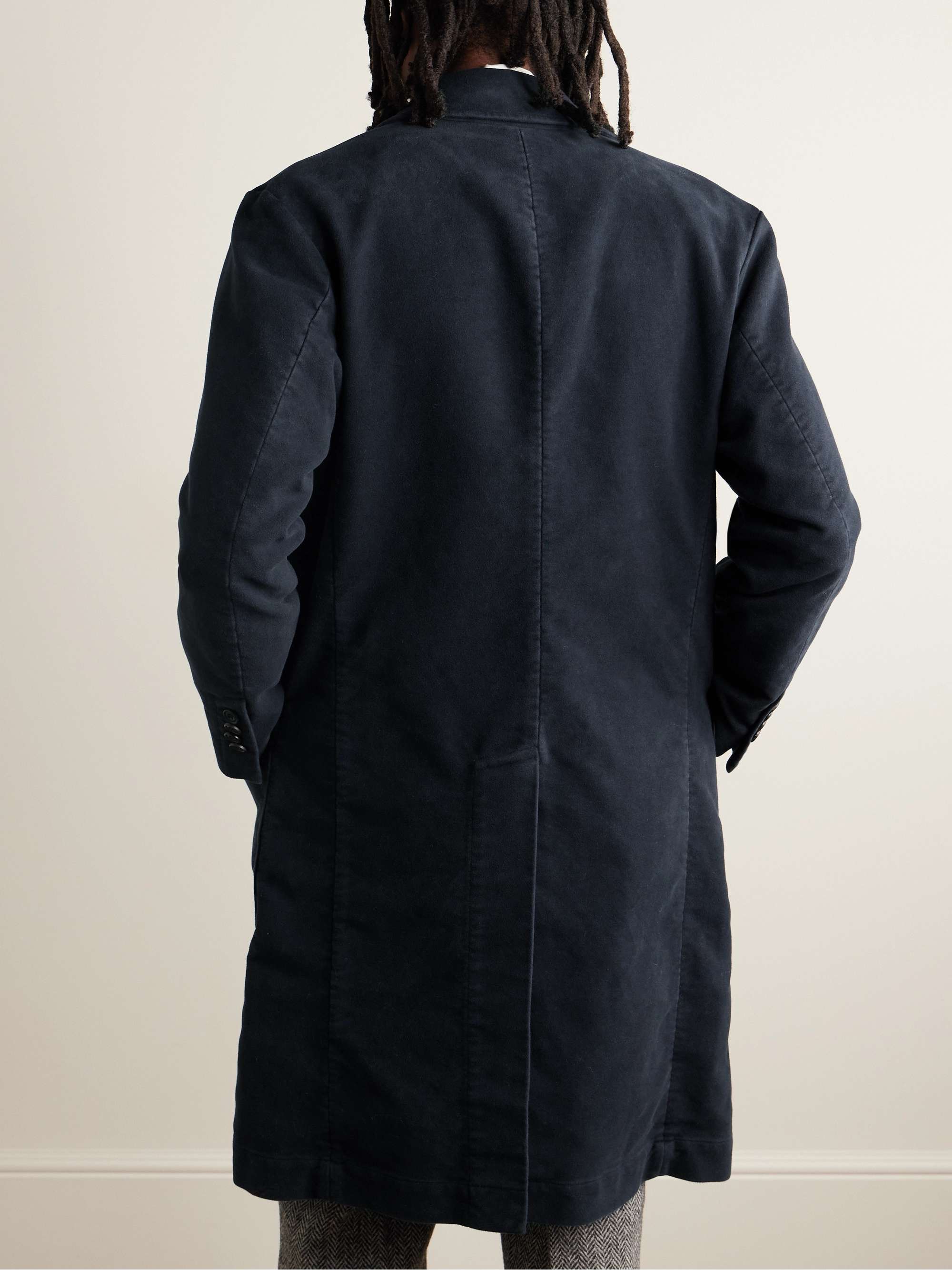 DRAKE'S SlimFit CottonMoleskin Overcoat for Men MR PORTER