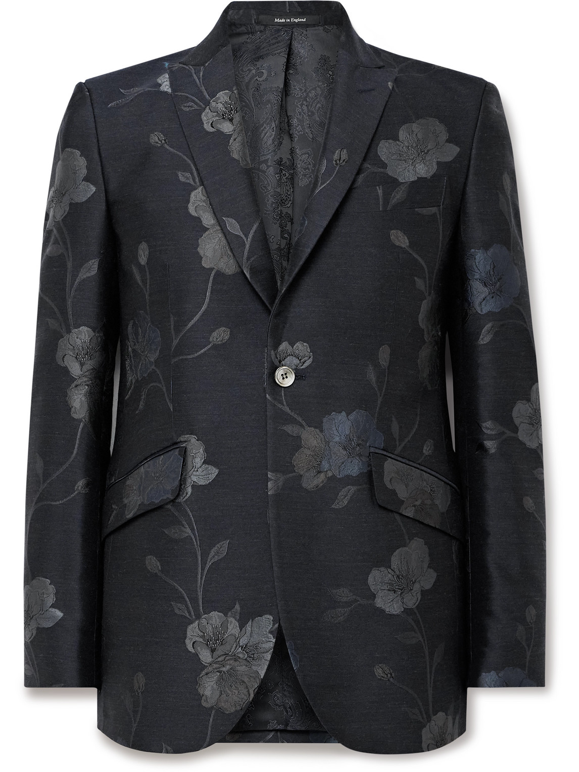 Newport Silk and Wool-Blend Jacquard Tuxedo Jacket