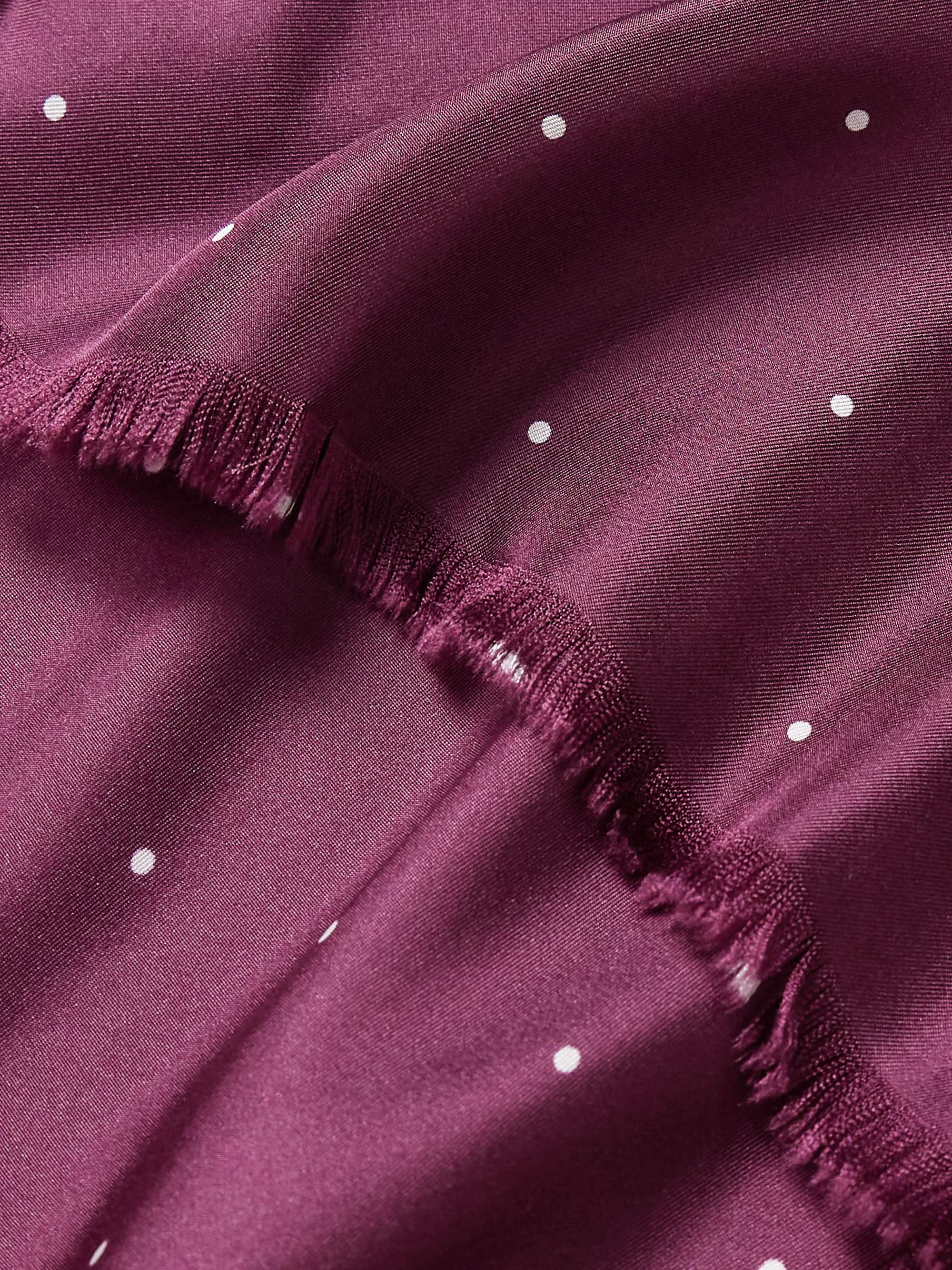FAVOURBROOK Recycled Wool and Silk-Blend Jacquard Scarf