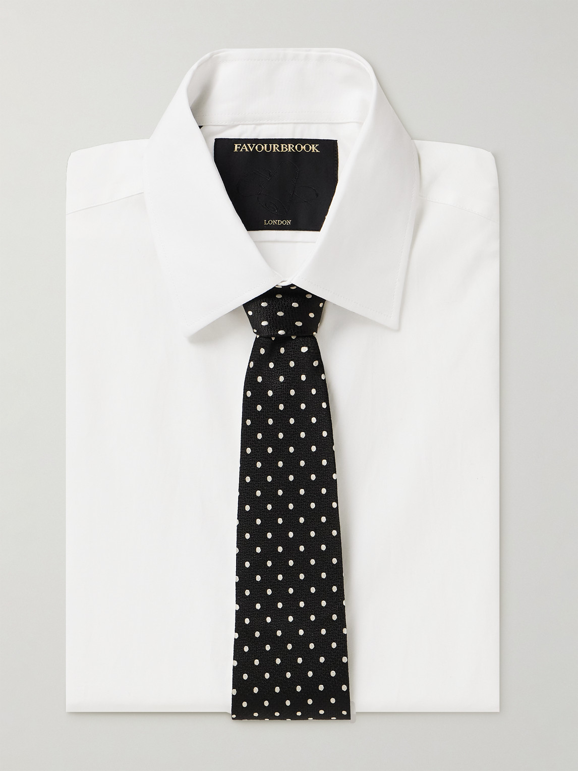 Gatsby Classic-Collar Cotton-Poplin Shirt