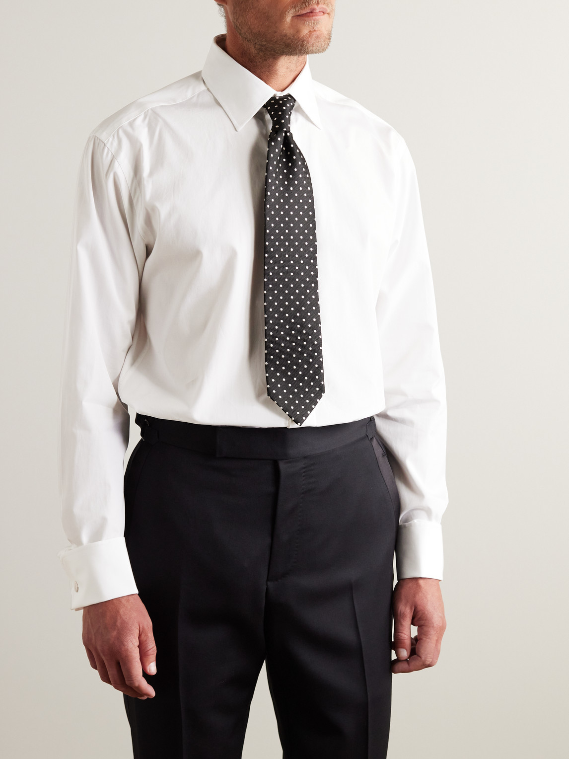 Gatsby Classic-Collar Cotton-Poplin Shirt