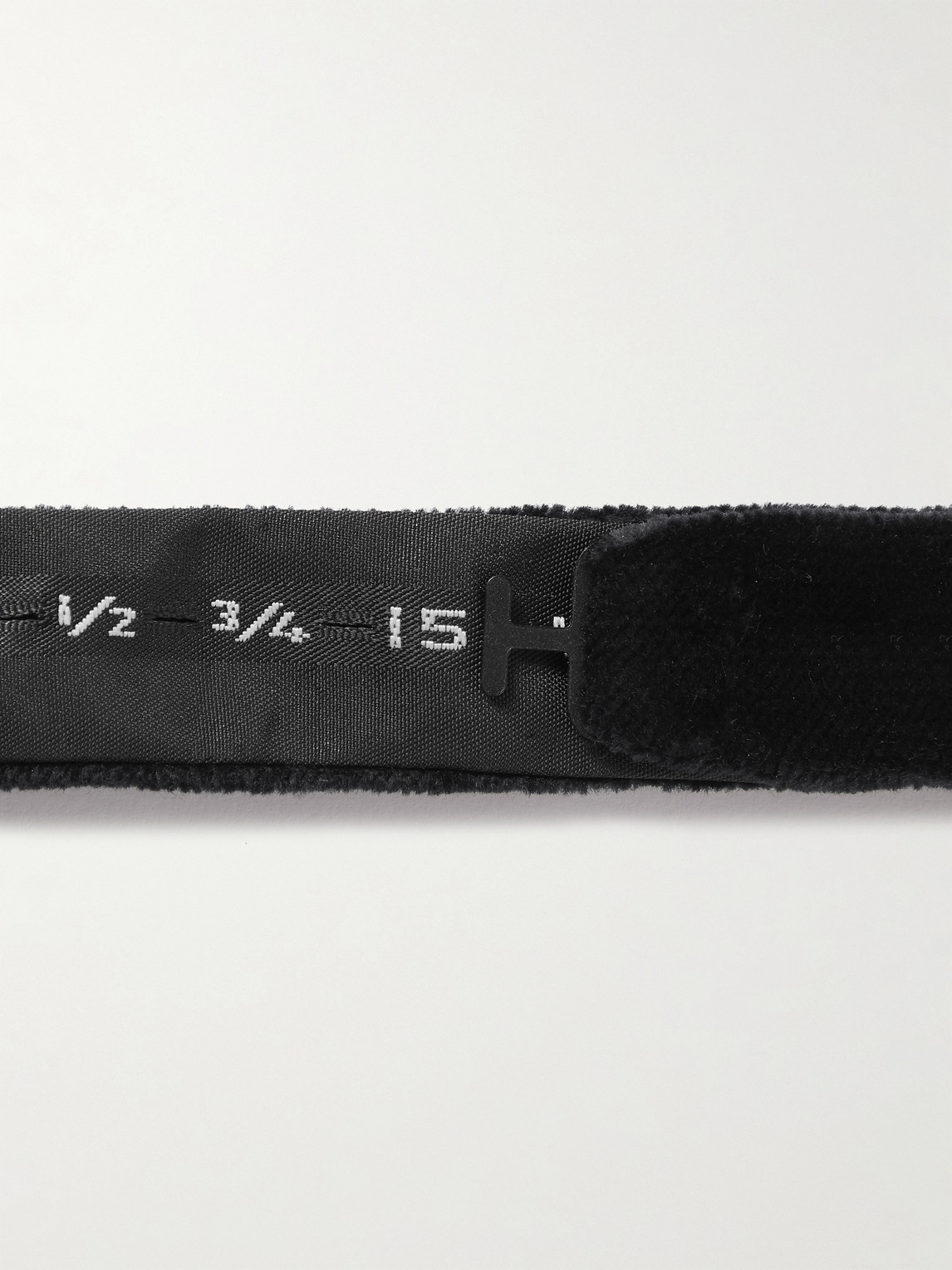 Shop Favourbrook Pre-tied Cotton-velvet Bow Tie In Black
