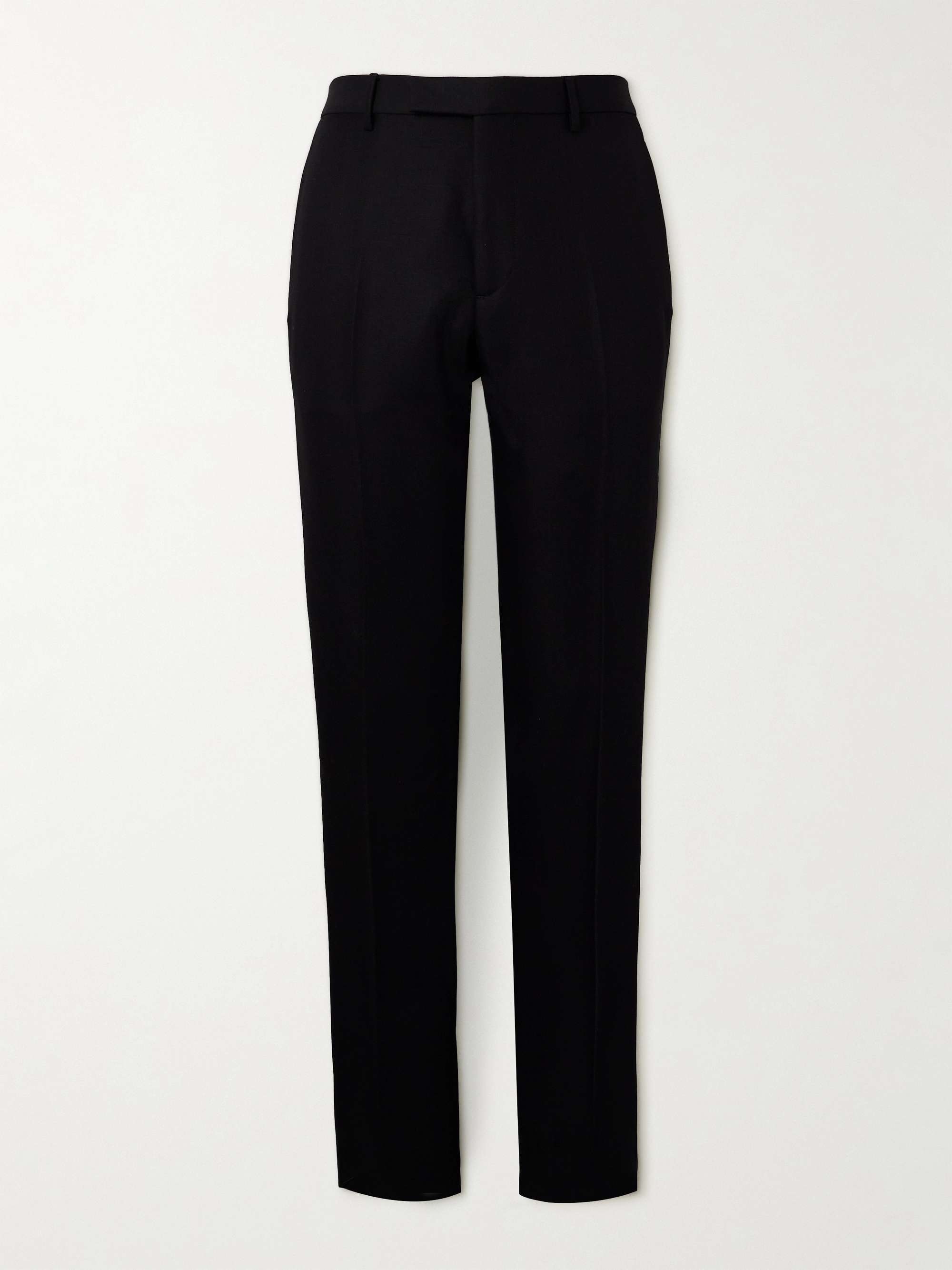 ETRO Straight-Leg Grosgrain-Trimmed Wool and Mohair-Blend Tuxedo Trousers  for Men