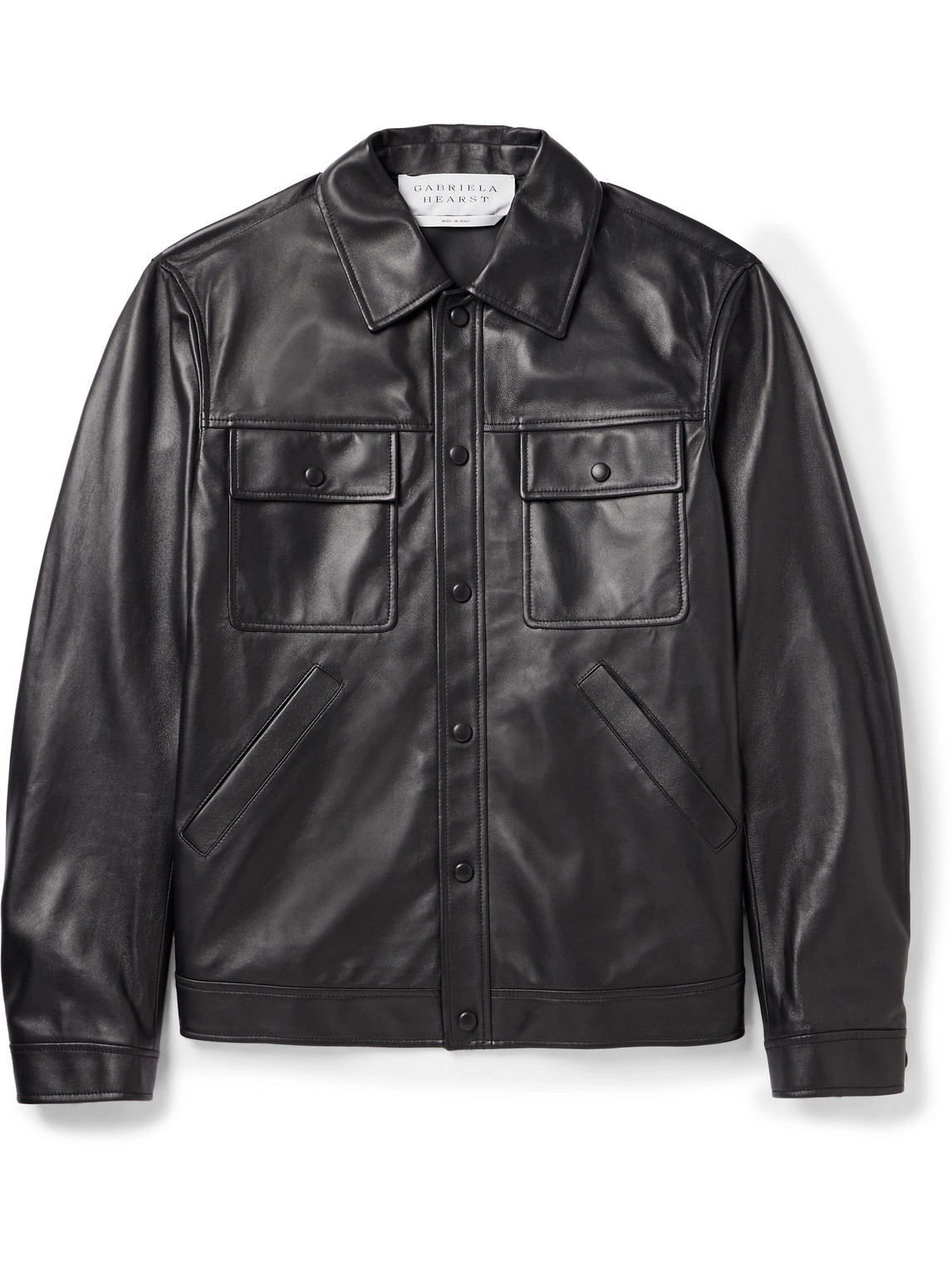 Levy Slim-Fit Leather Jacket