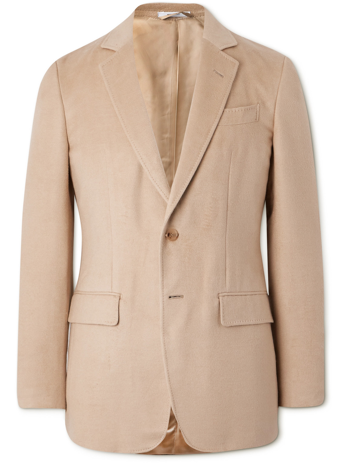 Gabriela Hearst Irving Slim-fit Brushed-silk Blazer In Neutrals