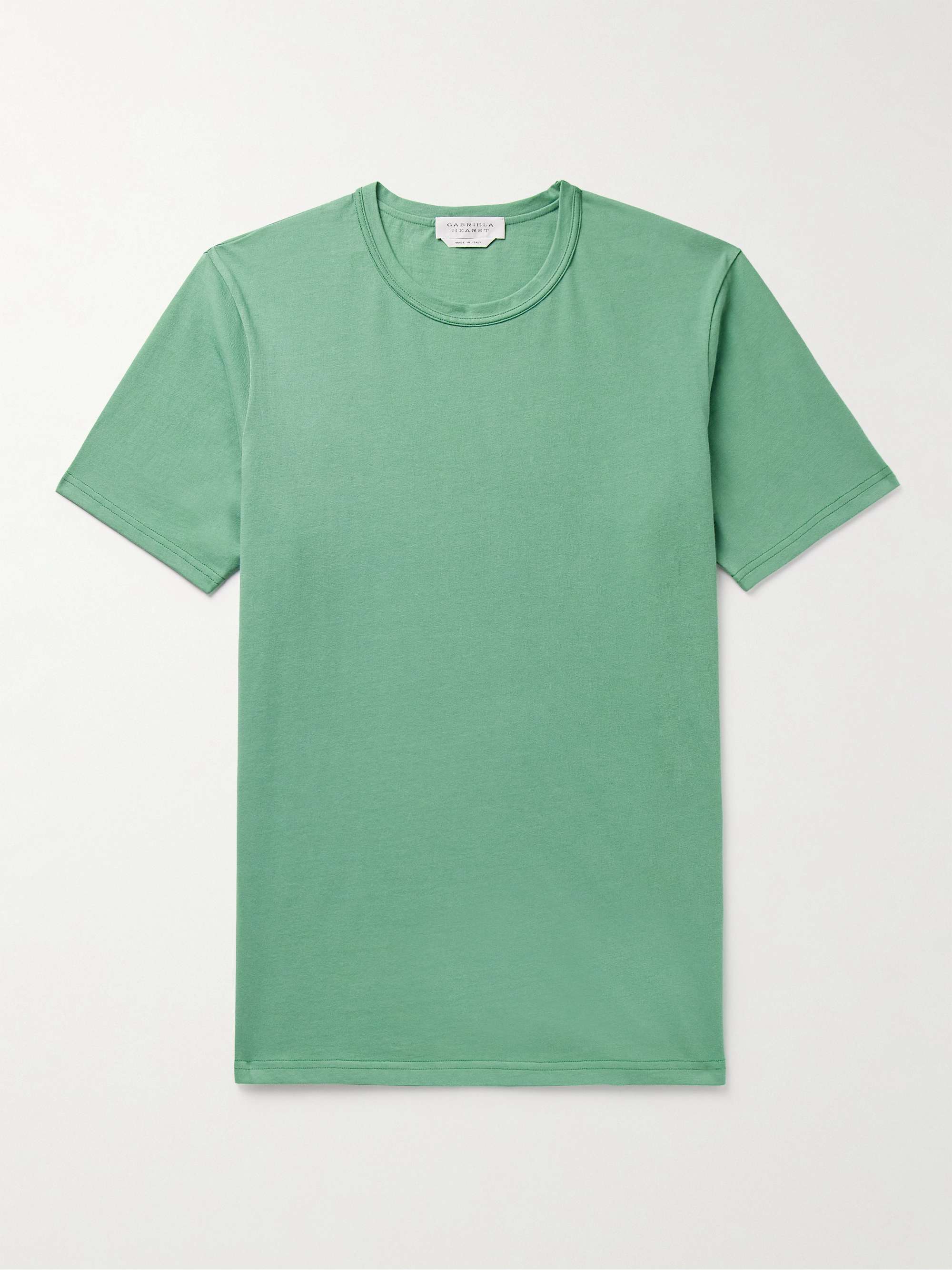 MR P. Wave Jacquard-Knit Mercerised Cotton T-Shirt for Men | MR PORTER