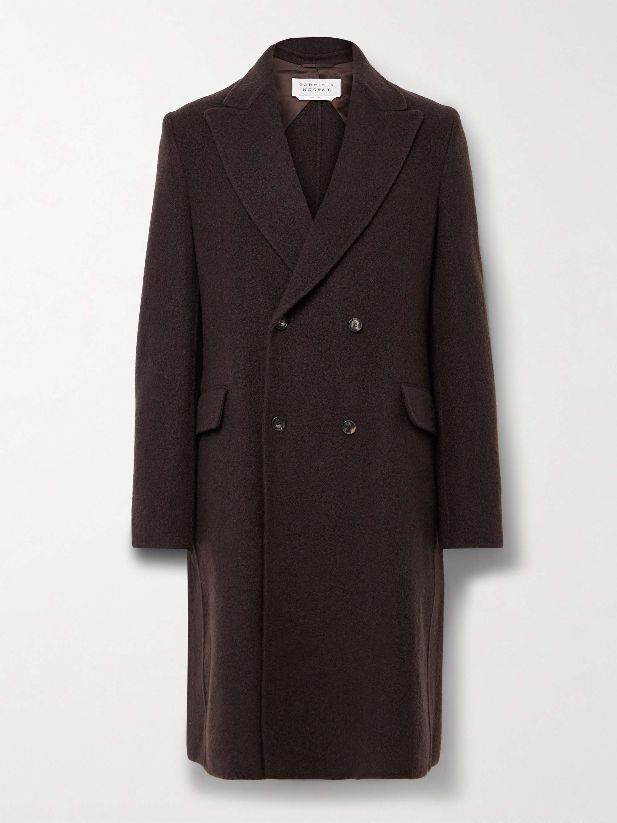 GABRIELA HEARST Mcaffrey Double-Breasted Recycled-Cashmere Overcoat for Men  | MR PORTER