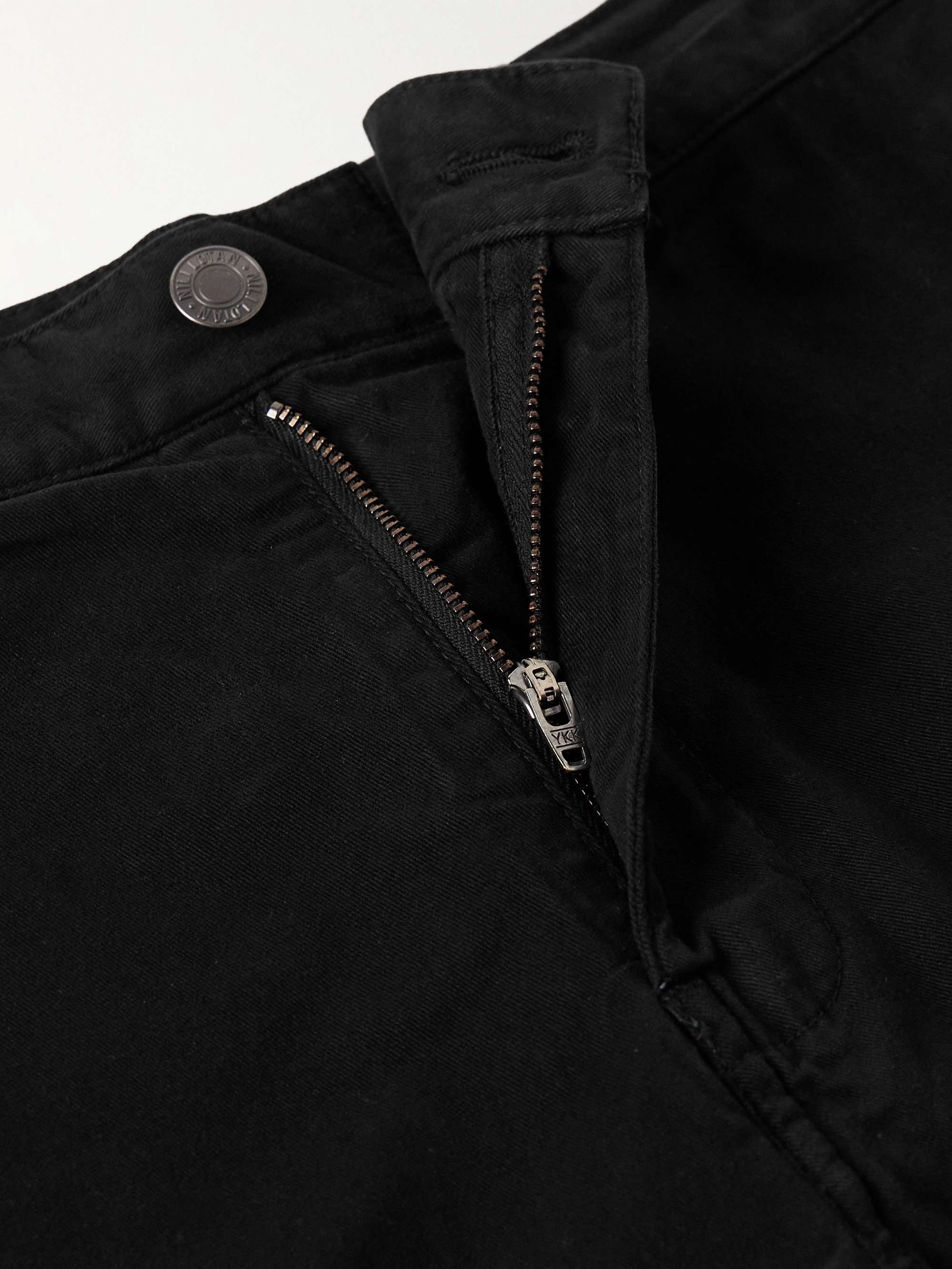 NILI LOTAN Carpenter Straight-Leg Stretch-Cotton Twill Trousers