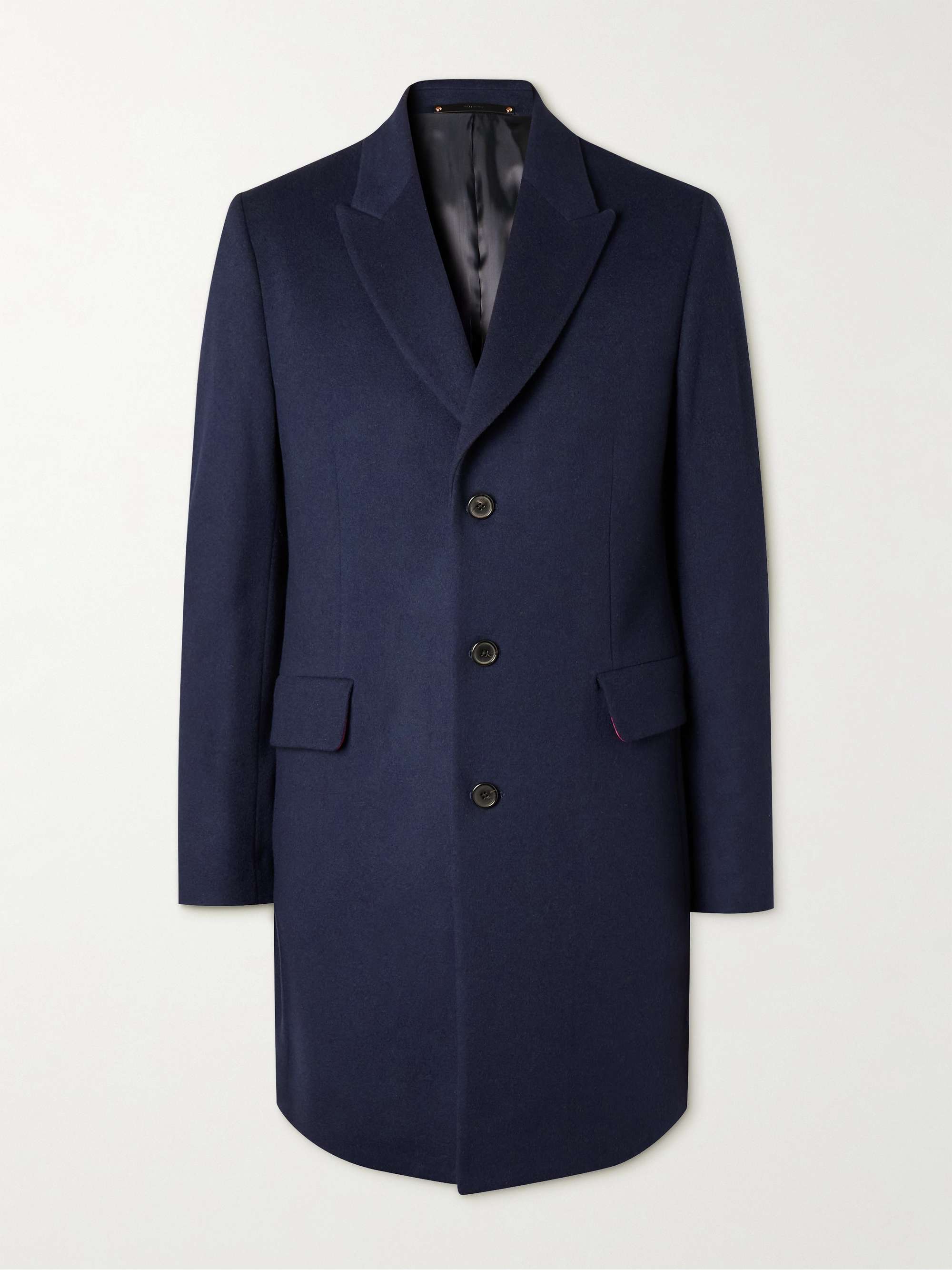 PAUL SMITH Wool and Cashmere-Blend Overcoat for Men | MR PORTER