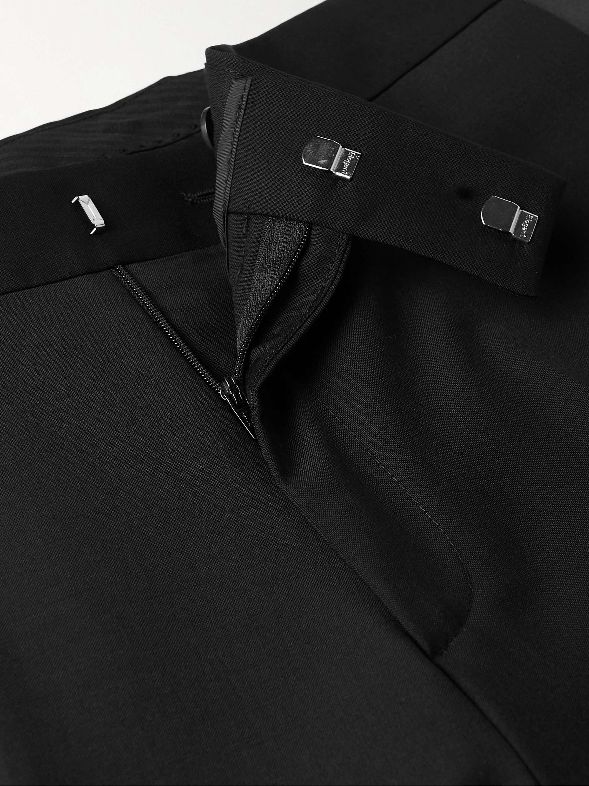 PAUL SMITH Slim-Fit Satin-Trimmed Wool and Mohair-Blend
