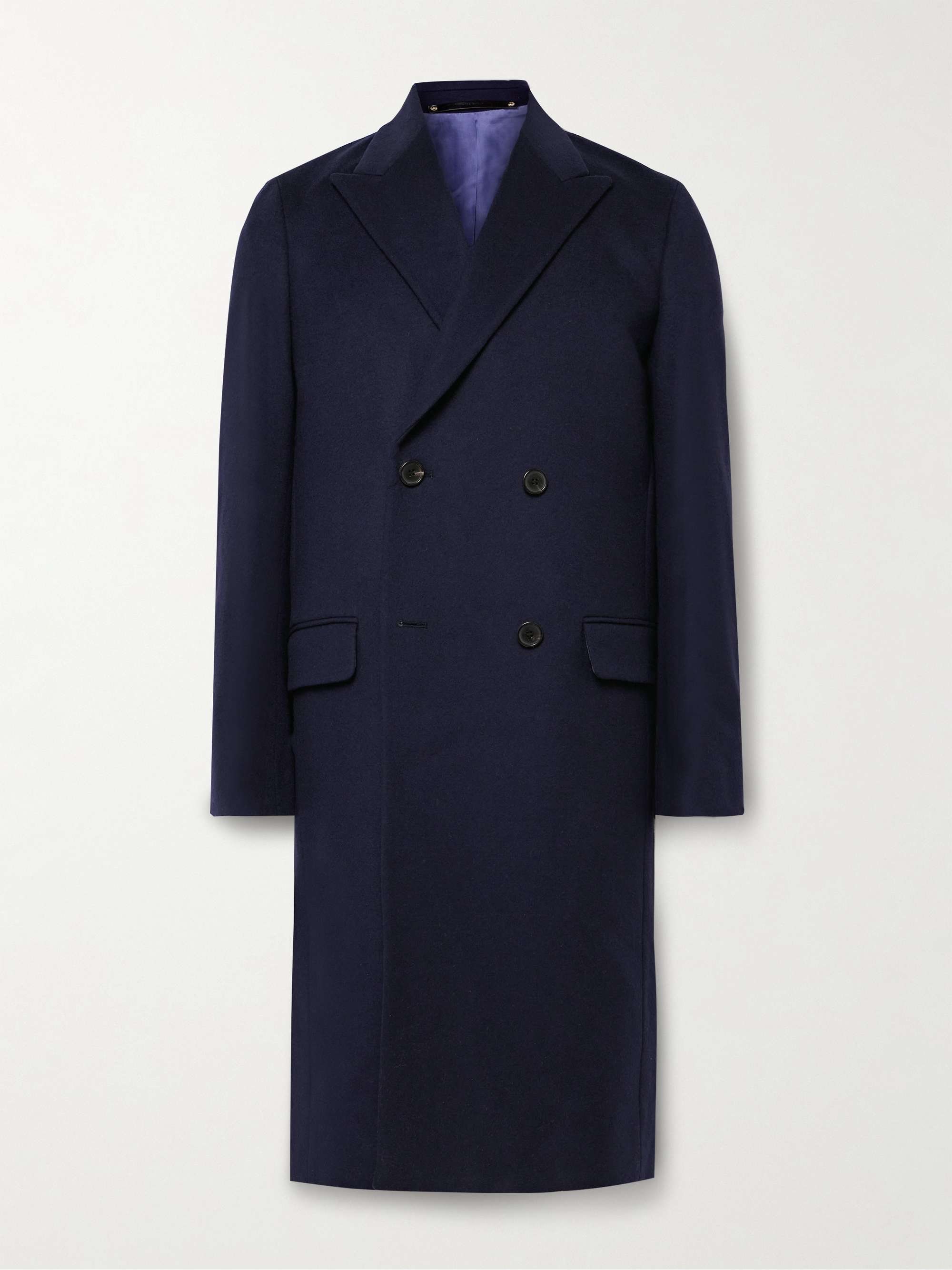 PAUL SMITH Double-Breasted Wool and Cashmere-Blend Coat for Men | MR PORTER