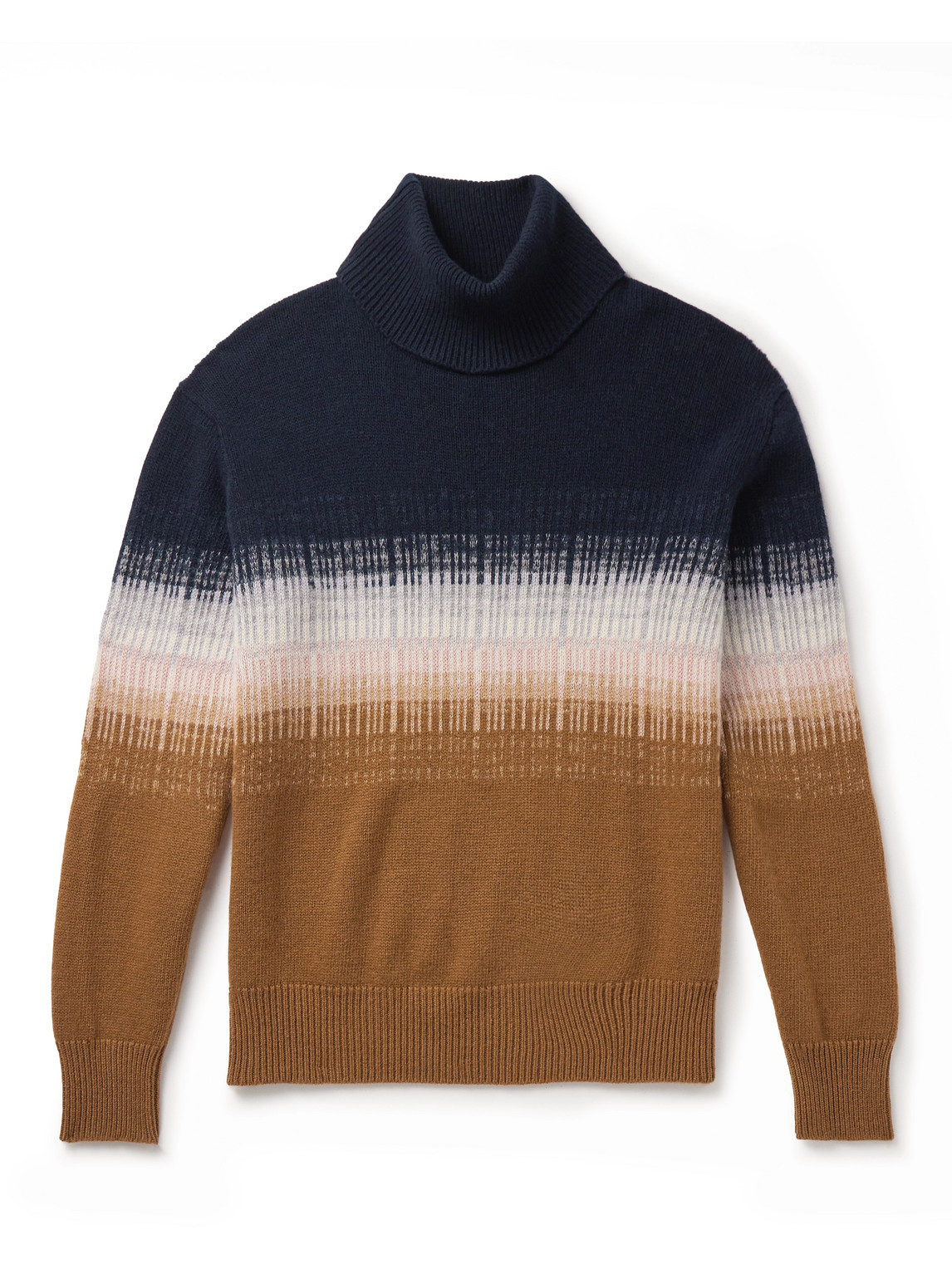 Dégradé Wool Rollneck Sweater