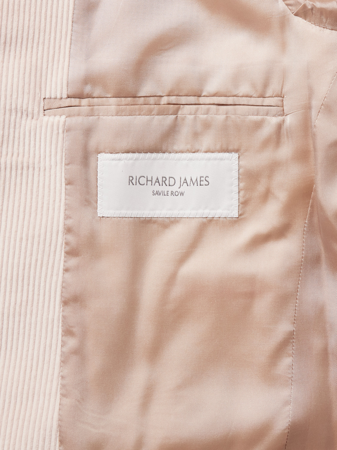 Shop Richard James Slim-fit Unstructured Cotton-corduroy Suit Jacket In Neutrals