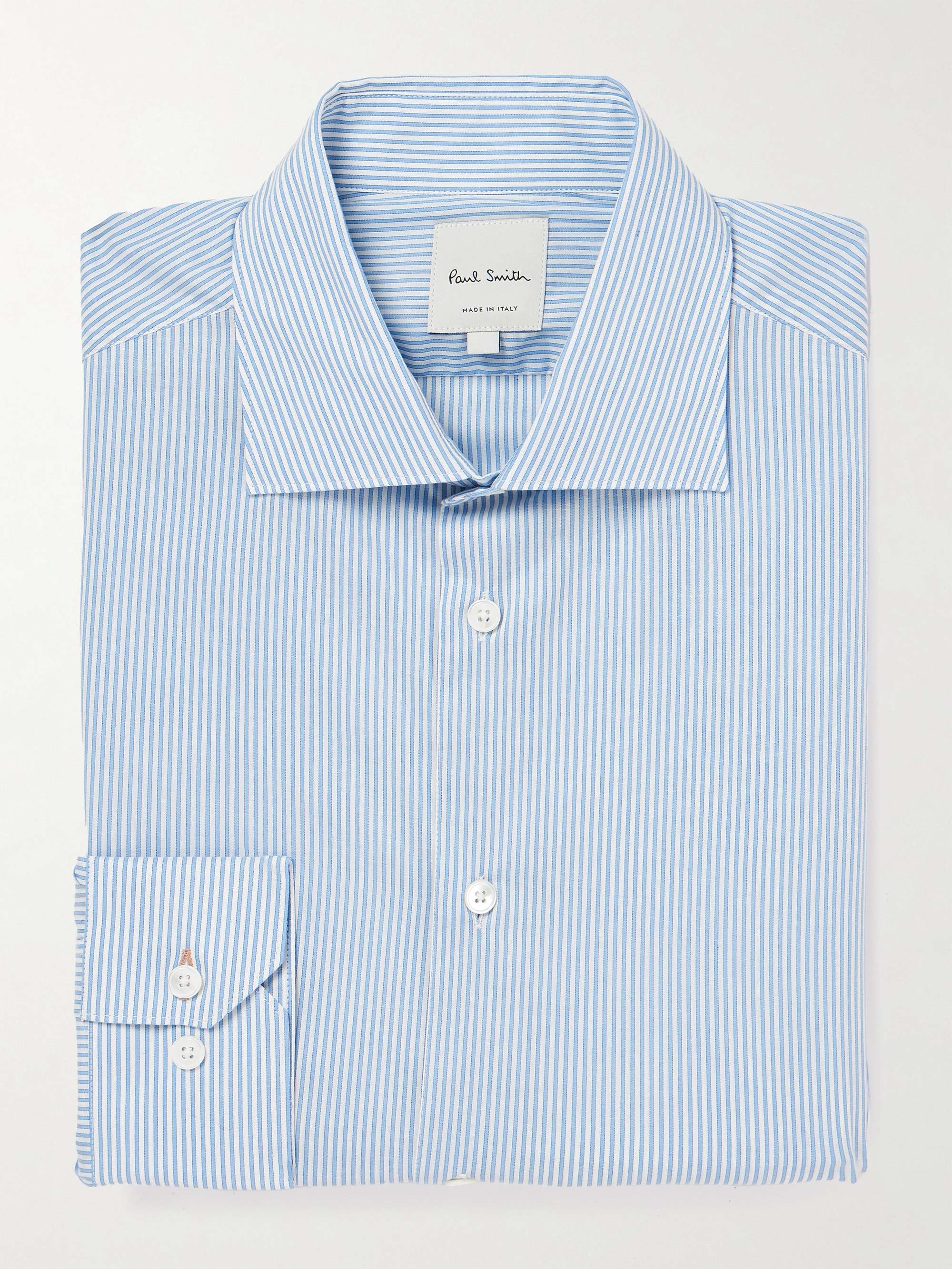 PAUL SMITH Slim-Fit Striped Cotton Shirt for Men