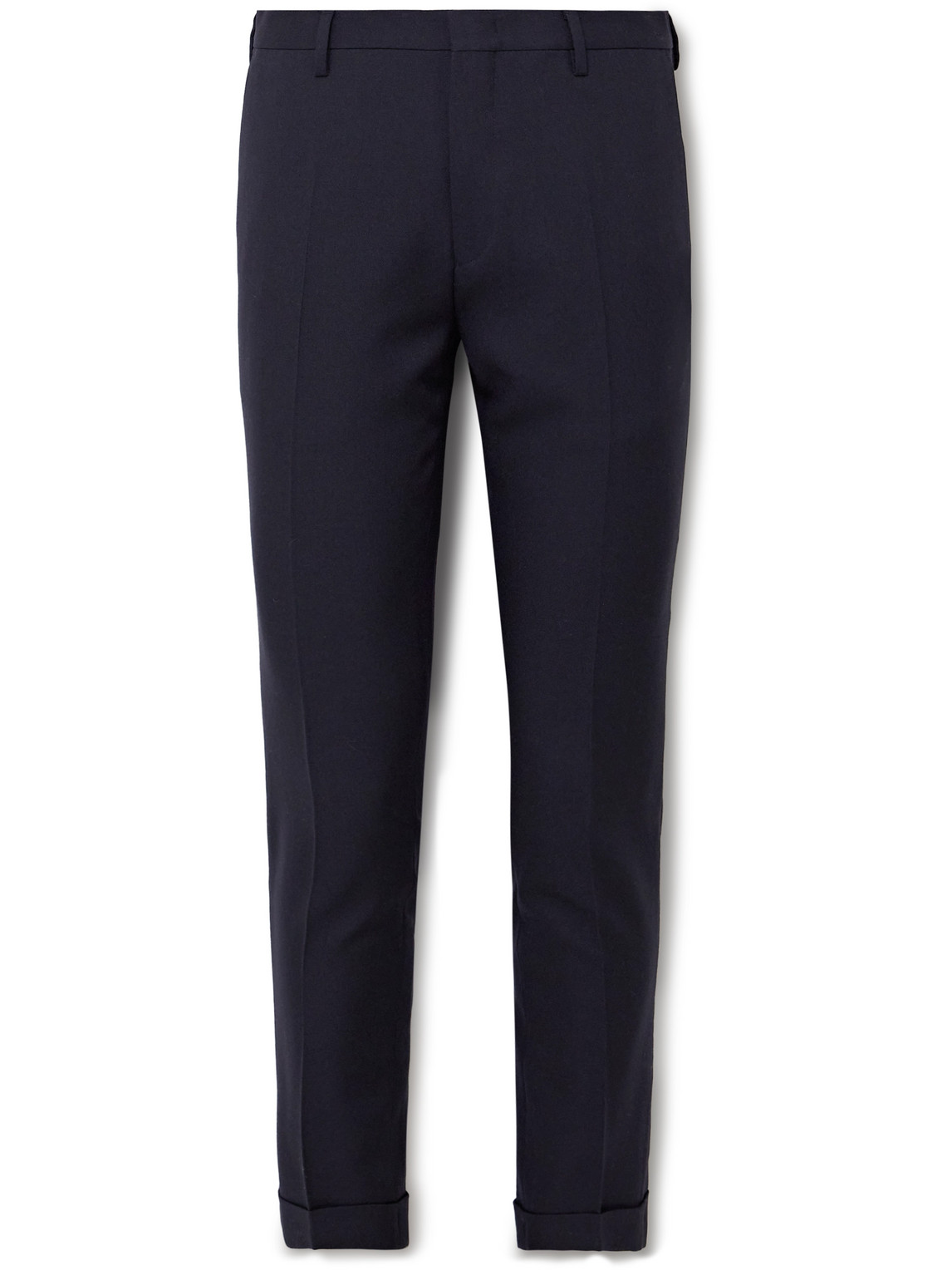 Paul Smith Slim-tapered Wool Suit Trousers In Blue