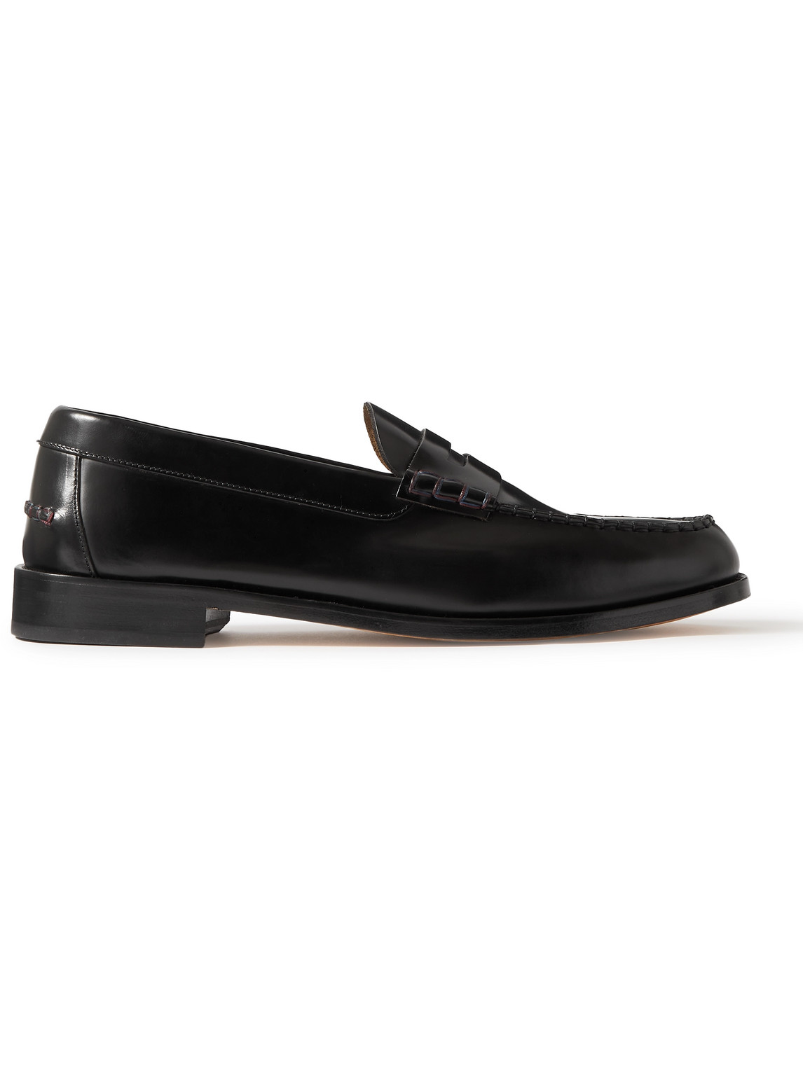 Paul Smith Lido Leather Loafers In Black