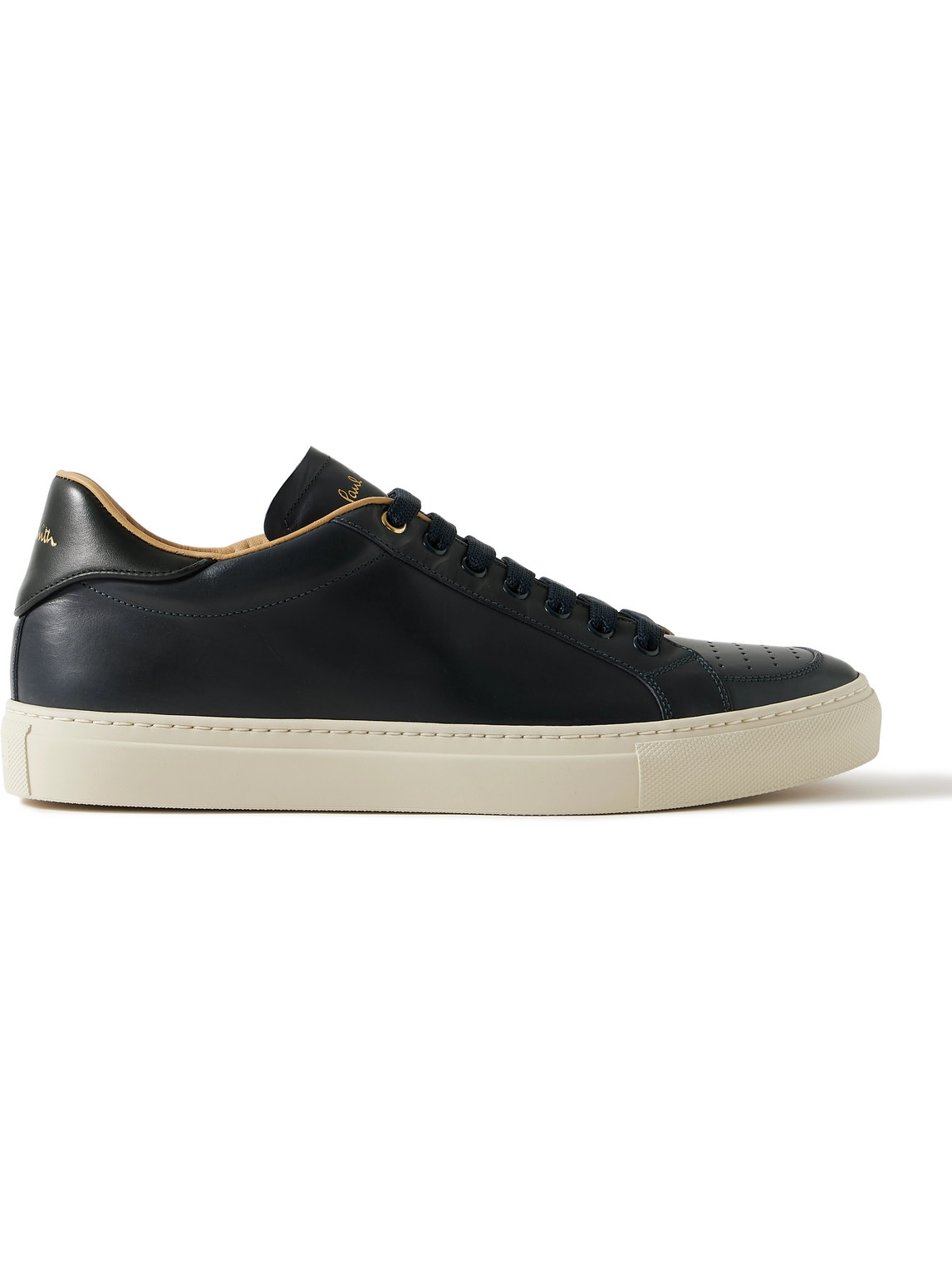 Shop Paul Smith Banff Leather Sneakers In Blue