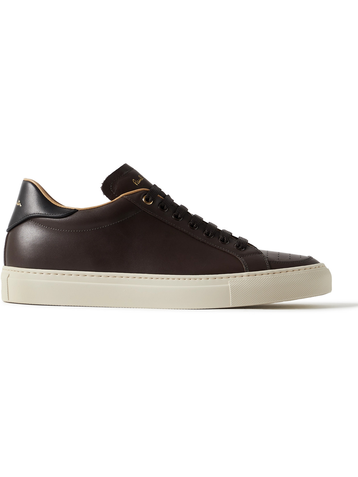 Paul Smith Banff Leather Sneakers In Brown