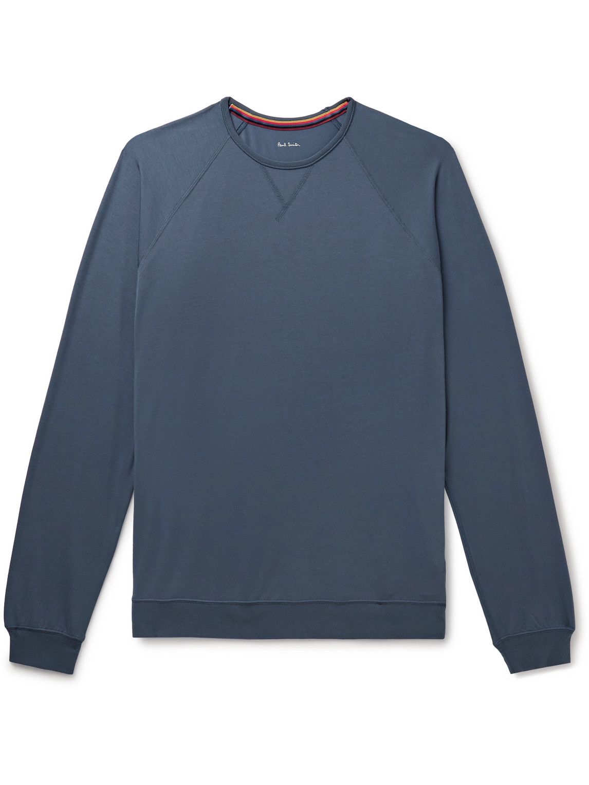Paul Smith Modal-blend Jersey T-shirt In Blue