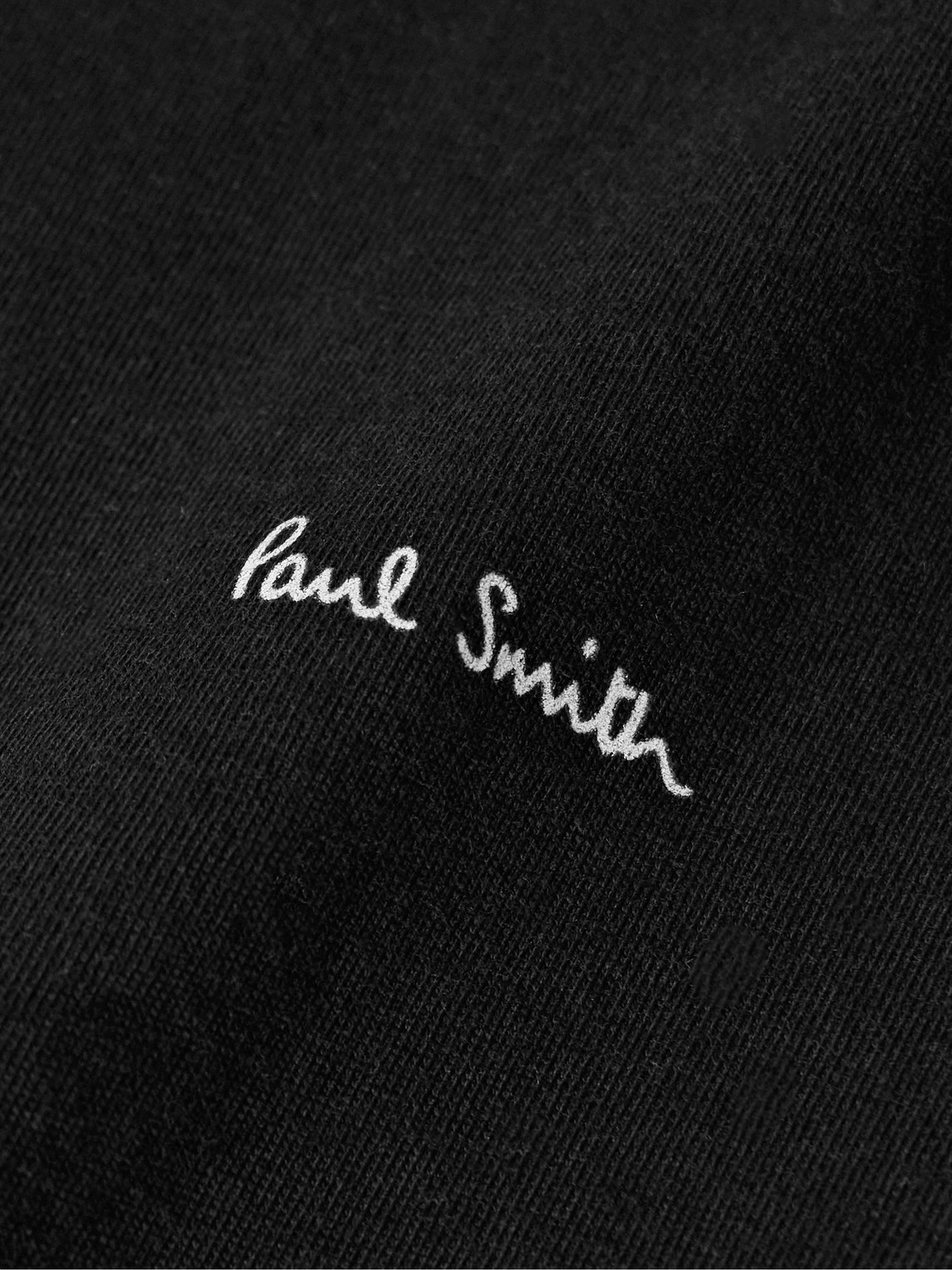 Shop Paul Smith Three-pack Slim-fit Logo-print Organic Cotton-jersey T-shirts In Multi