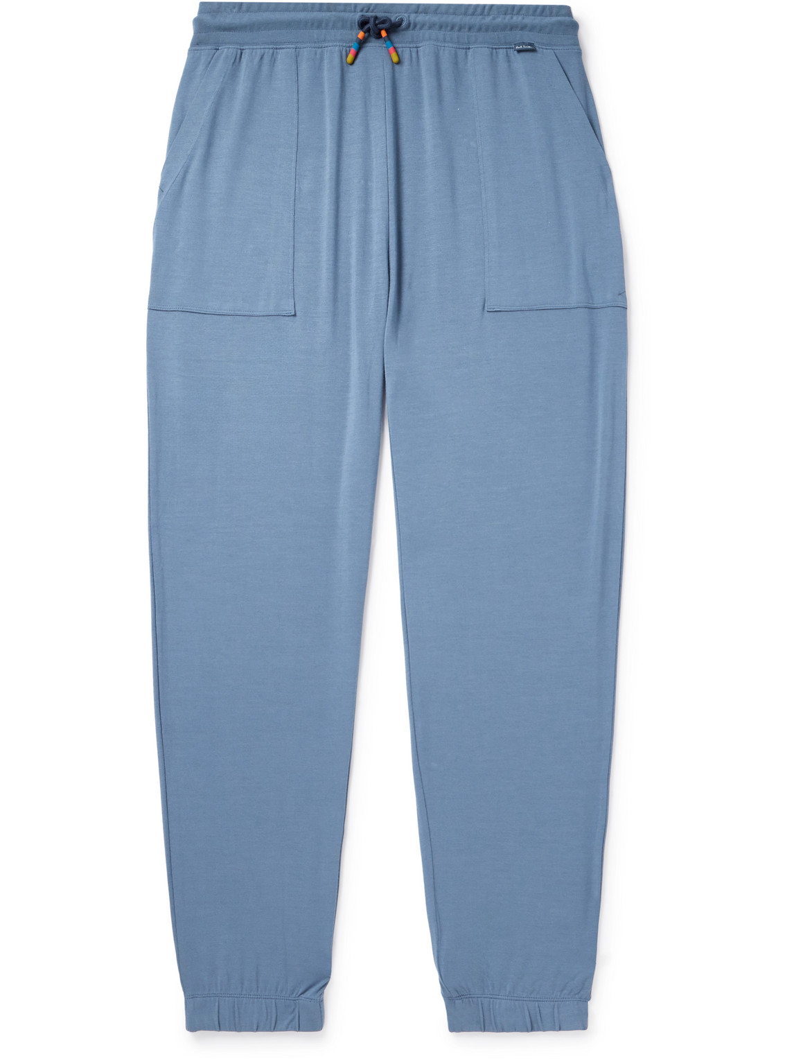 Paul Smith Tapered Modal-blend Pyjama Trousers In Blue