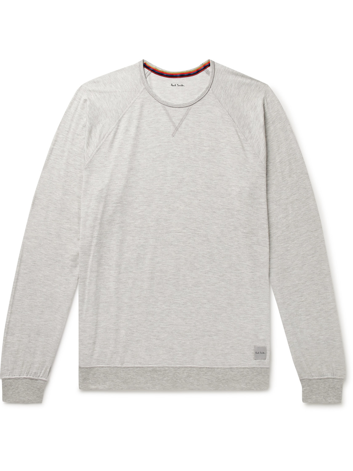 Paul Smith Modal-blend Jersey T-shirt In Gray