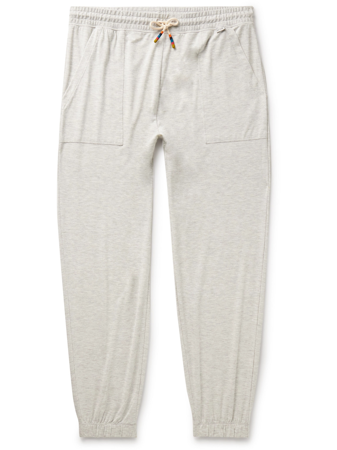 Paul Smith Harry Slub Modal-blend Jersey Pyjama Trousers In Gray