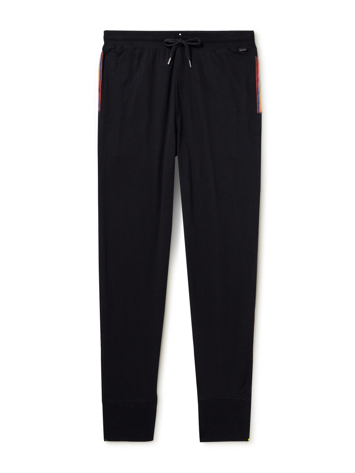 Grosgrain-Trimmed Cotton-Jersey Sweatpants