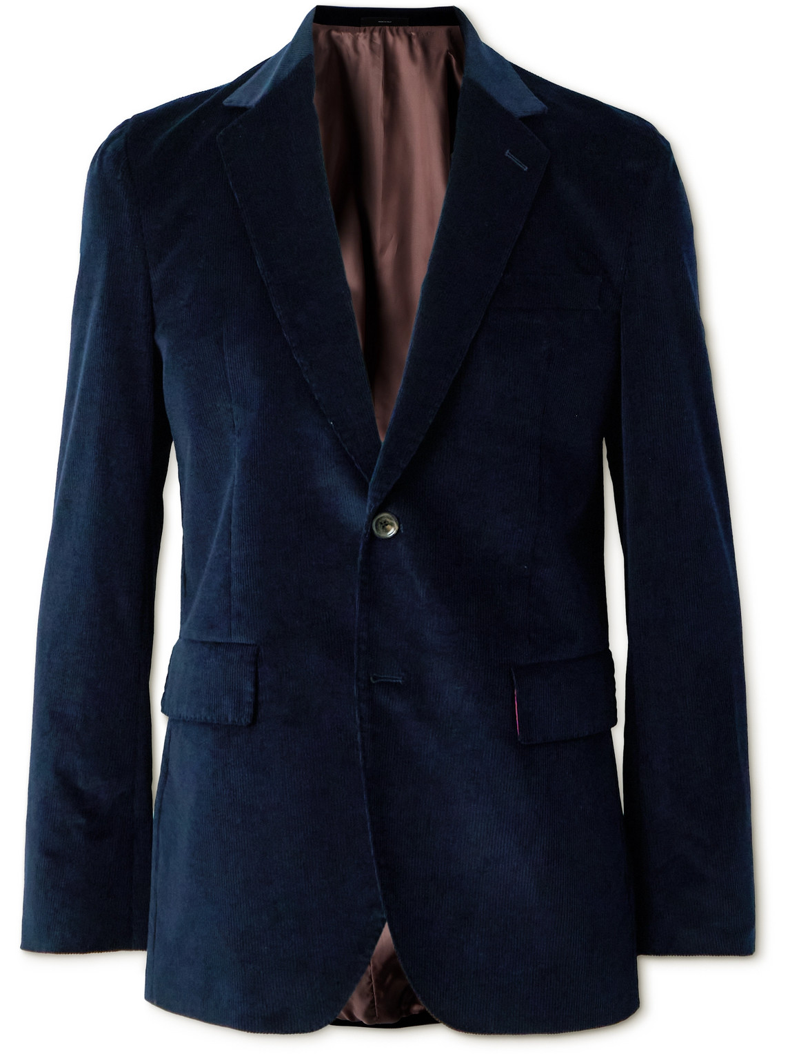 Paul Smith Cotton-blend Corduroy Blazer In Blue