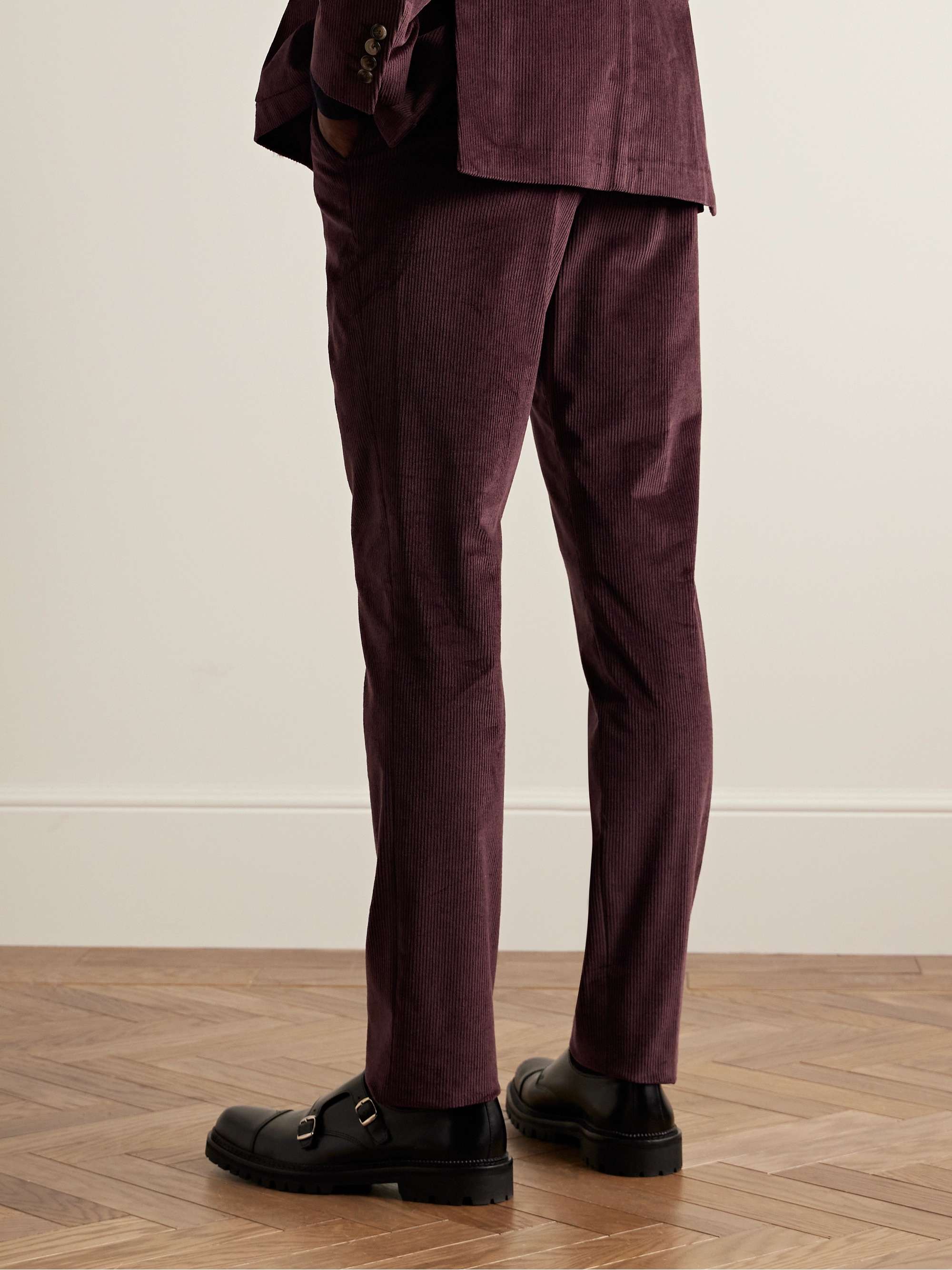 PAUL SMITH Slim-Fit Cotton-Blend Corduroy Suit Trousers for Men | MR PORTER