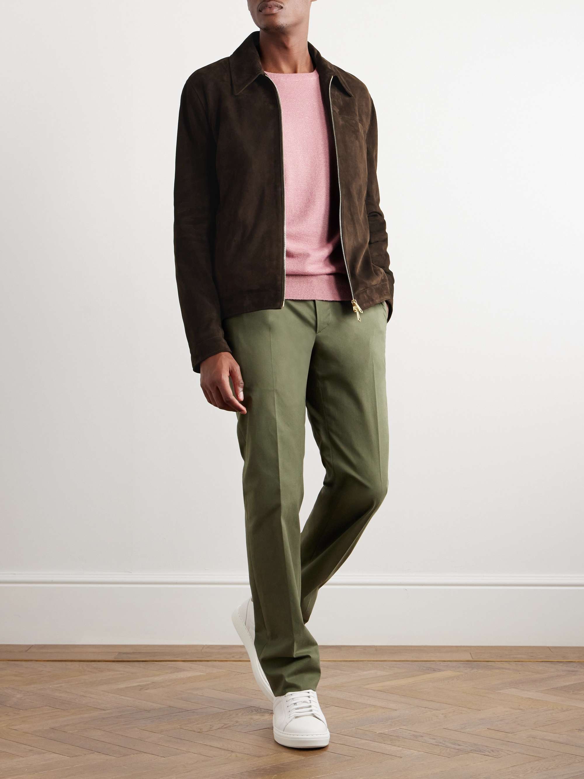 PAUL SMITH Suede Harrington Jacket for Men | MR PORTER