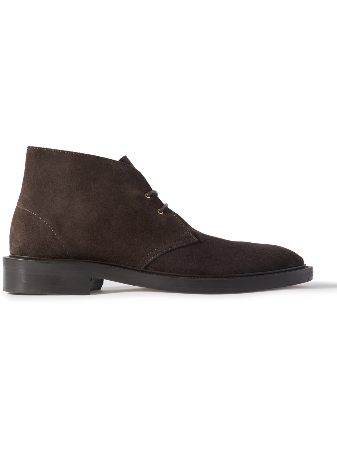 Paul Smith Suede Lace-up Boots In Brown