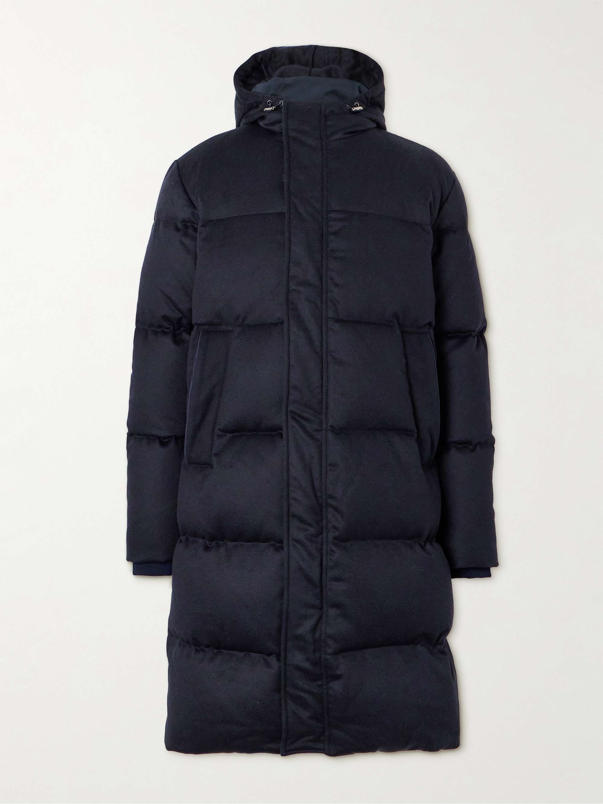 THOM SWEENEY Quilted Cashmere Down Hooded Parka for Men | MR PORTER