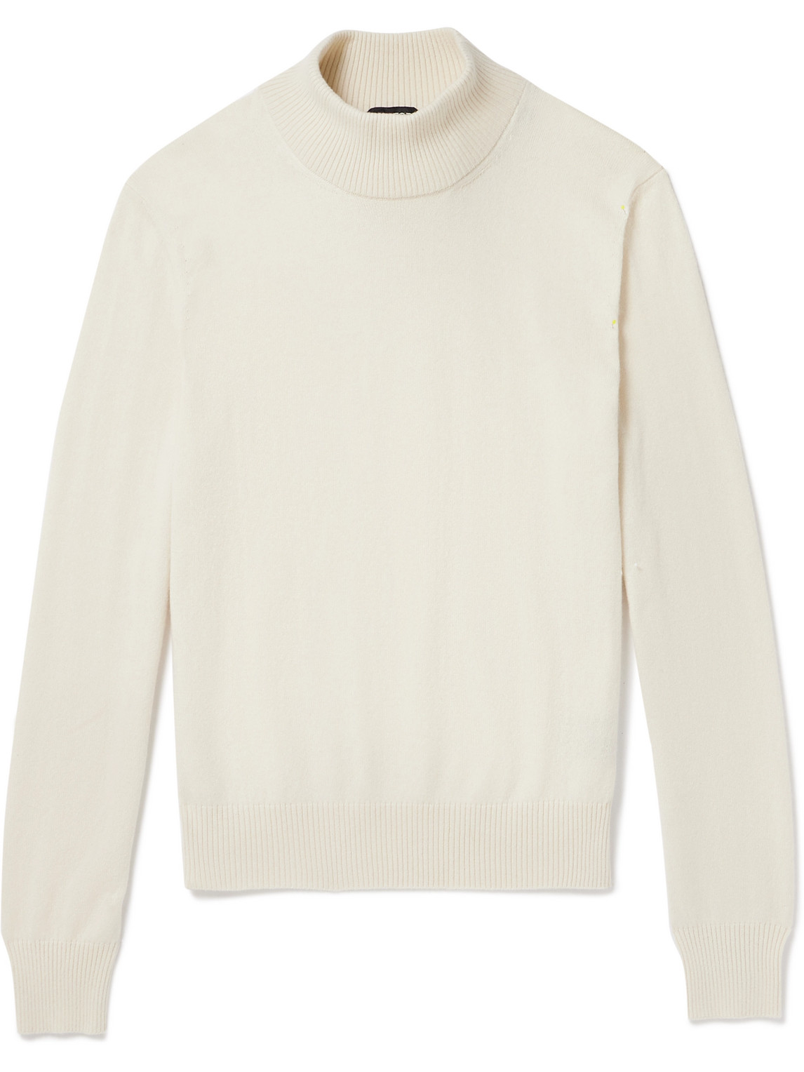 Tom Ford Cashmere Mock-neck Sweater In White