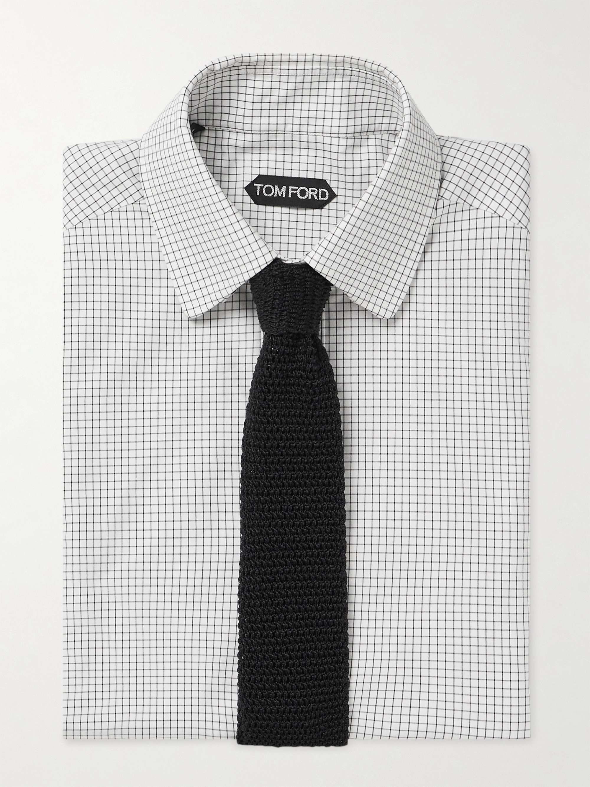 TOM FORD Camicia slim-fit in popeline di cotone