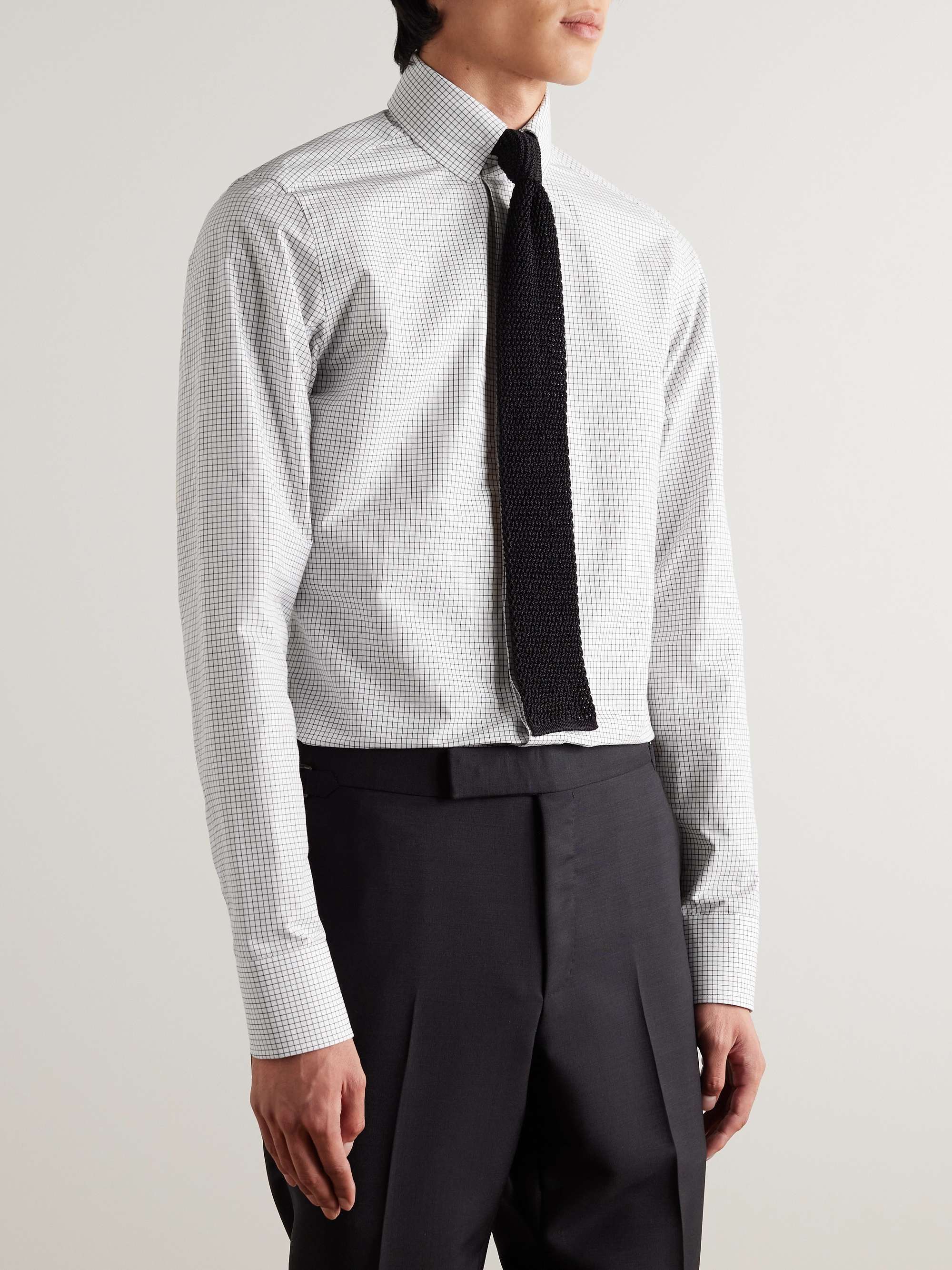 TOM FORD Camicia slim-fit in popeline di cotone