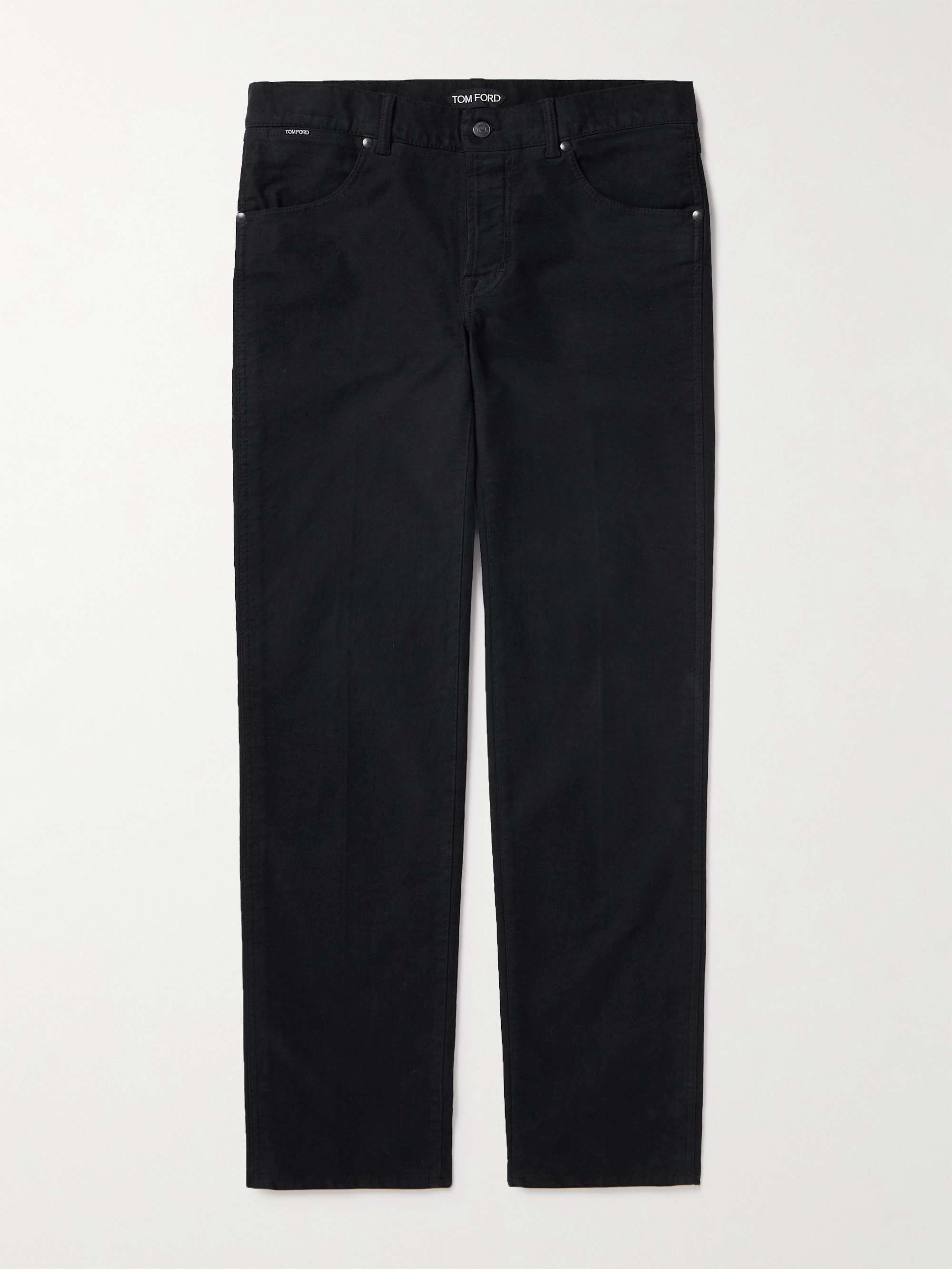Mens slim fit shop moleskin trousers