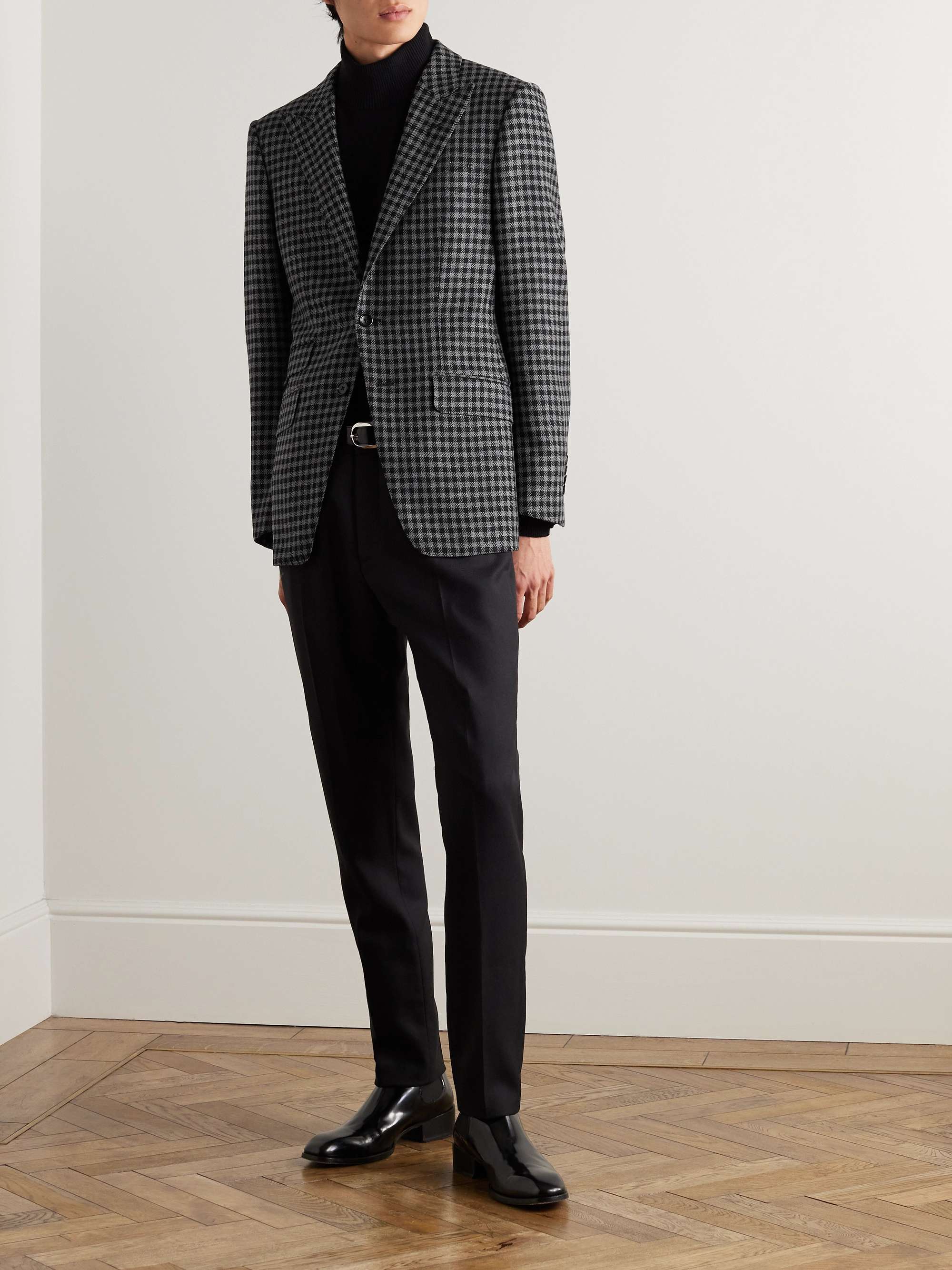 TOM FORD O'Connor Slim-Fit Gingham Wool, Mohair and Cashmere-Blend Suit ...