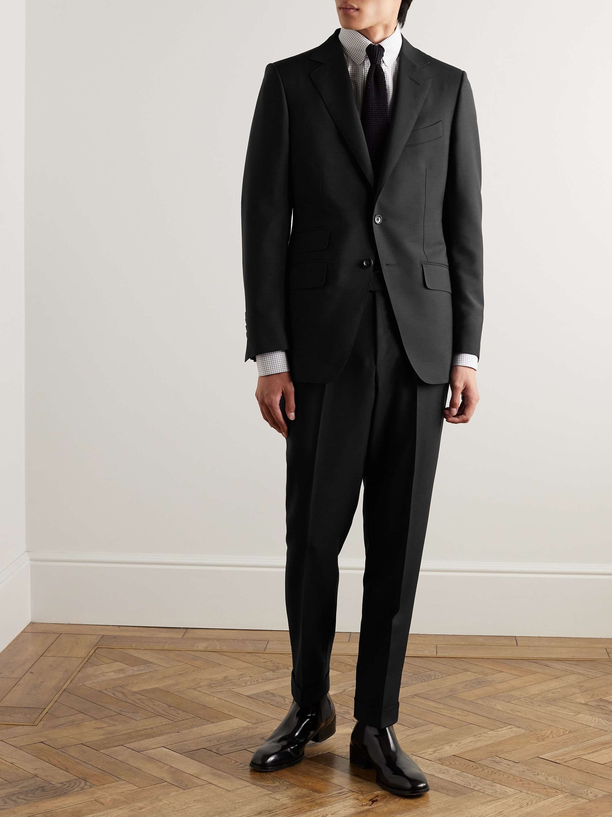 TOM FORD O'Connor Slim-Fit Mohair and Wool-Blend Suit Jacket for Men ...