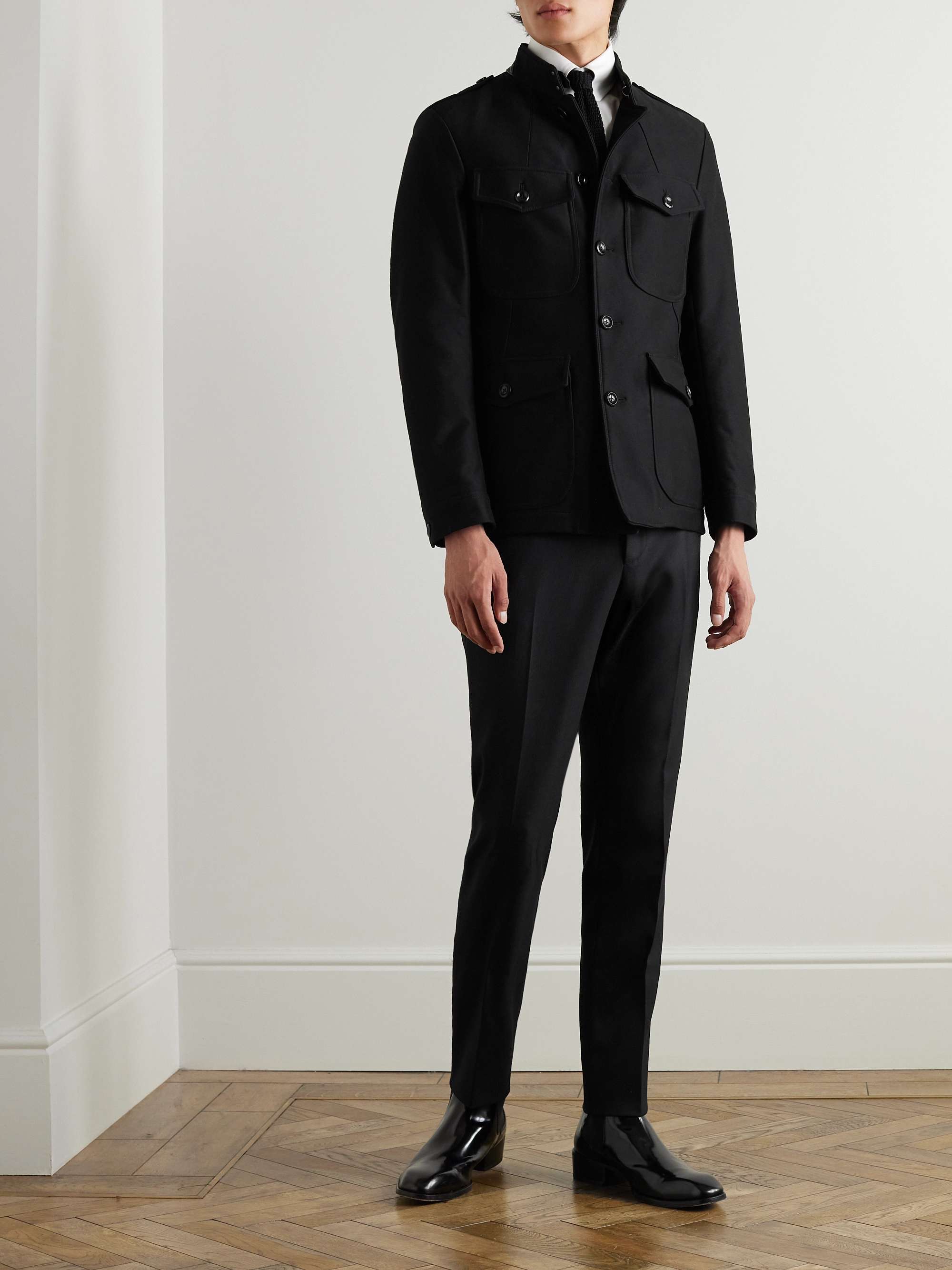 TOM FORD Slim-Fit Cotton-Moleskine Coat for Men | MR PORTER